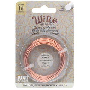 3 Pack - ARTISTIC WIRE Bare Copper Wire 18 Gauge / 4 YD Wire For