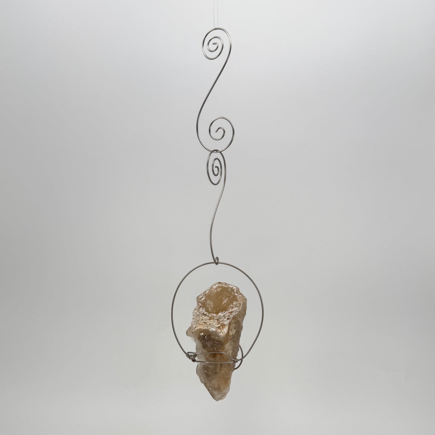 Citrine Crystal Light Catcher D - 1 pc. (J234)