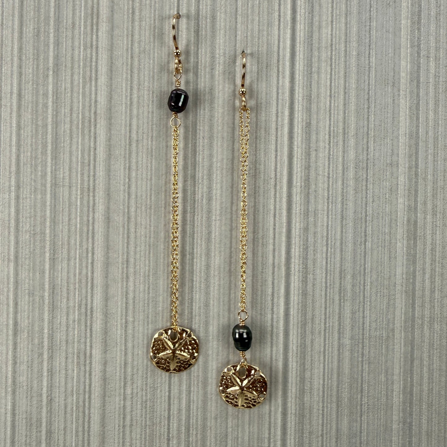 Tahitian Pearls Finished Earrings - 1 pair (J356)