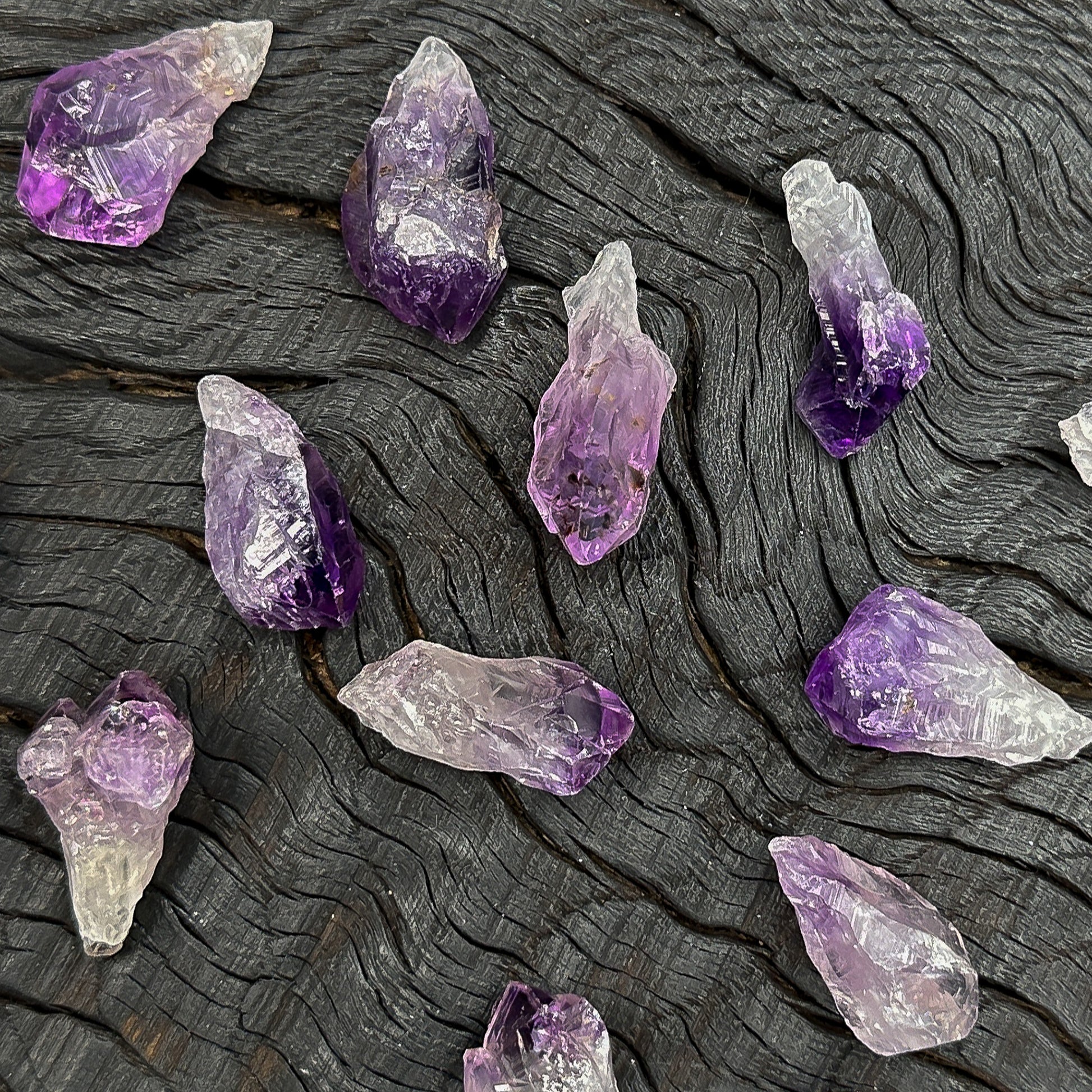 Amethyst Raw Natural Point Bead - 1 pc.-The Bead Gallery Honolulu