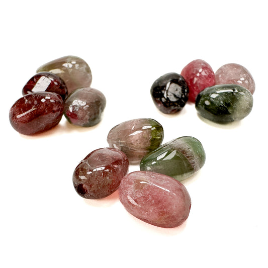 Multicolor Tourmaline Nugget Bead Mix - 4 pcs. (MIX147)