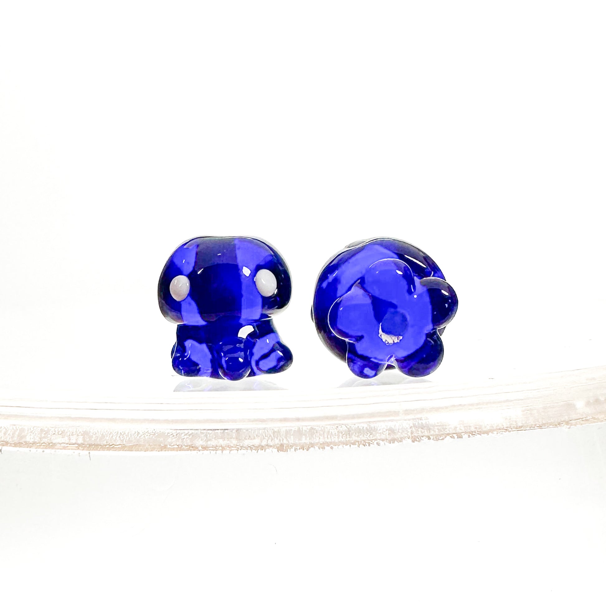 Chibi Handmade Glass Beads - Jellyfish (3 Color Options)
