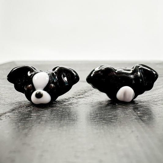 Chibi Beads - Papillon Dog Black-The Bead Gallery Honolulu