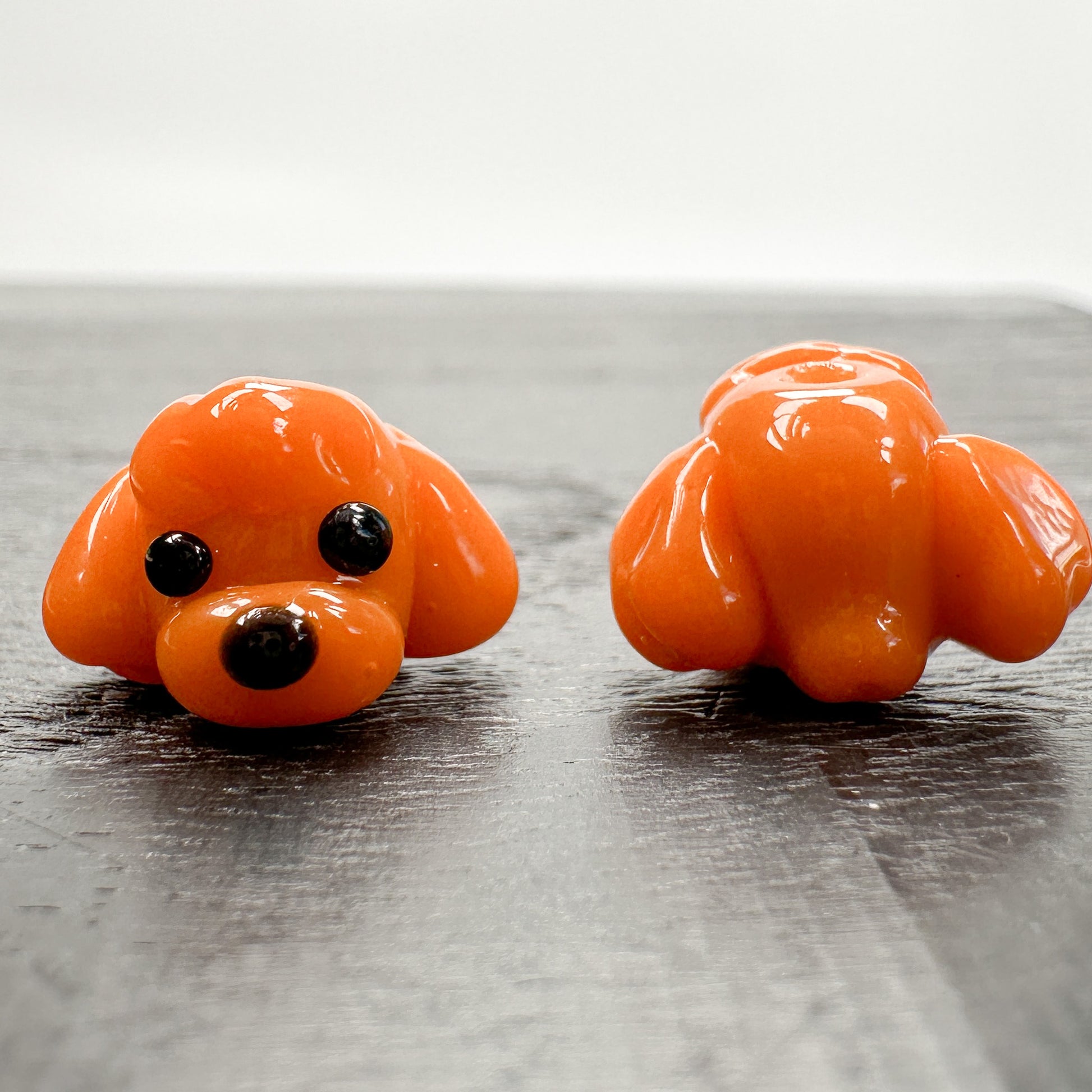 Chibi Beads - Toy Poodle Dog Red-The Bead Gallery Honolulu