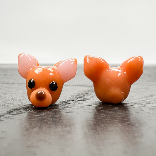 Chibi Beads - Miniature Pinscher Dog Red-The Bead Gallery Honolulu