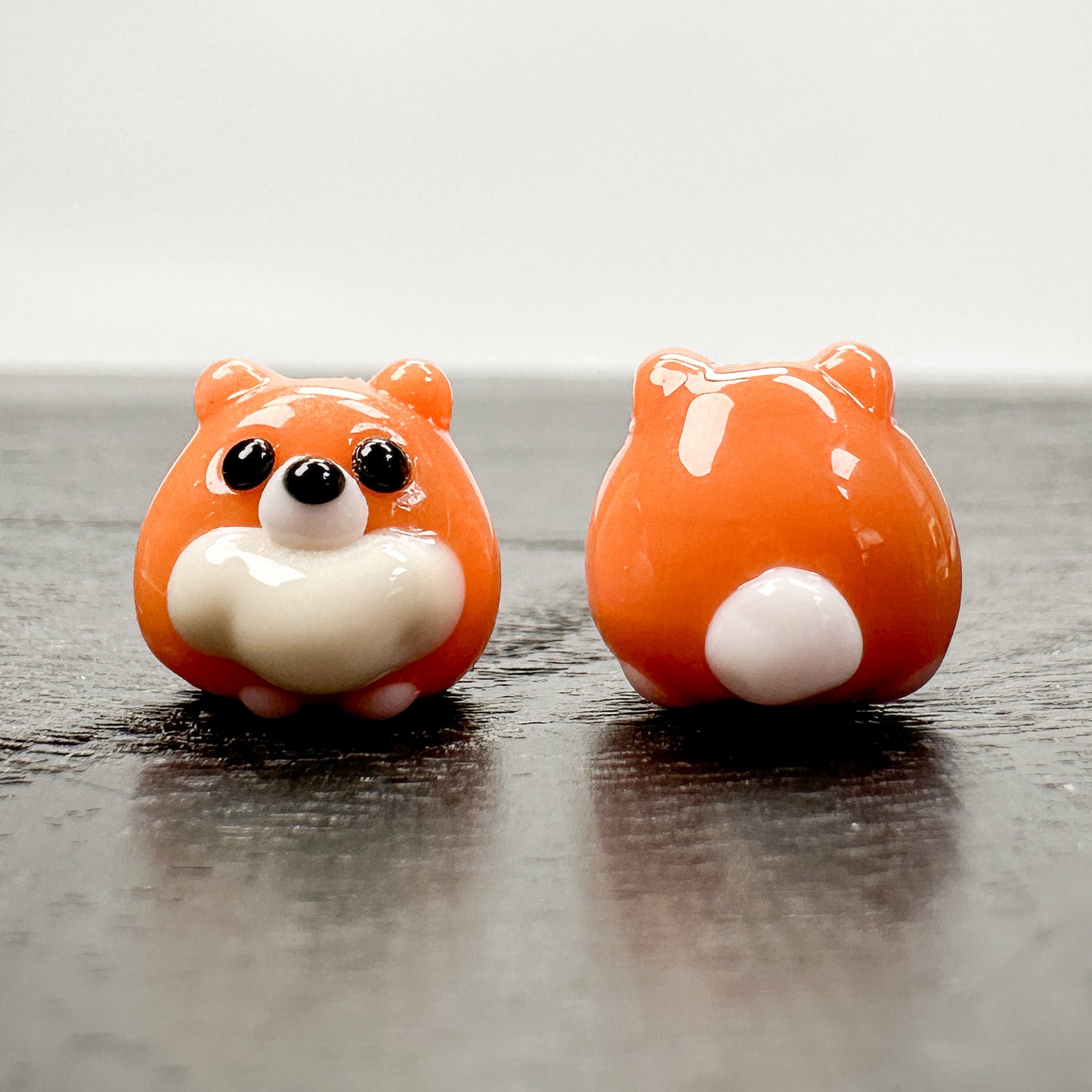Chibi Beads - Pomeranian Dog Red-The Bead Gallery Honolulu