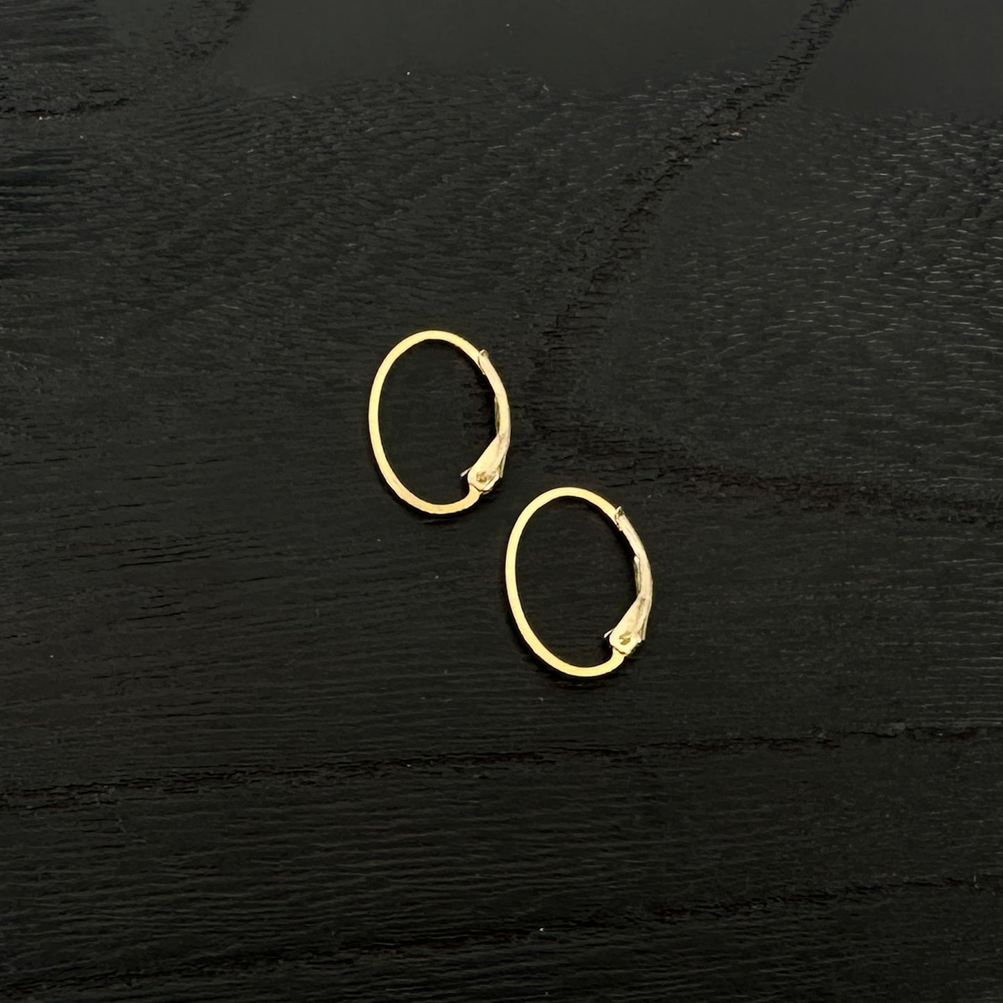 Oval Interchangeable French Leverback Earwires (2 Metal Options) - (1 pair/S652)-The Bead Gallery Honolulu