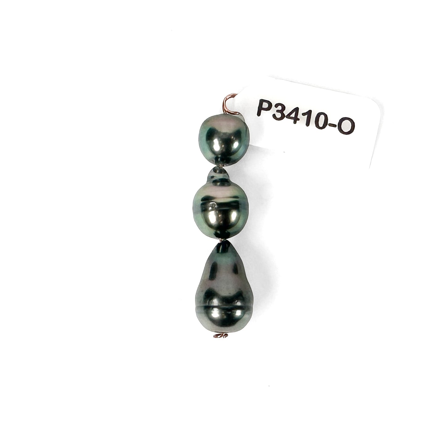 Tahitian Pearl 3-Piece Baroque Set - (1 pc/P3410)-The Bead Gallery Honolulu