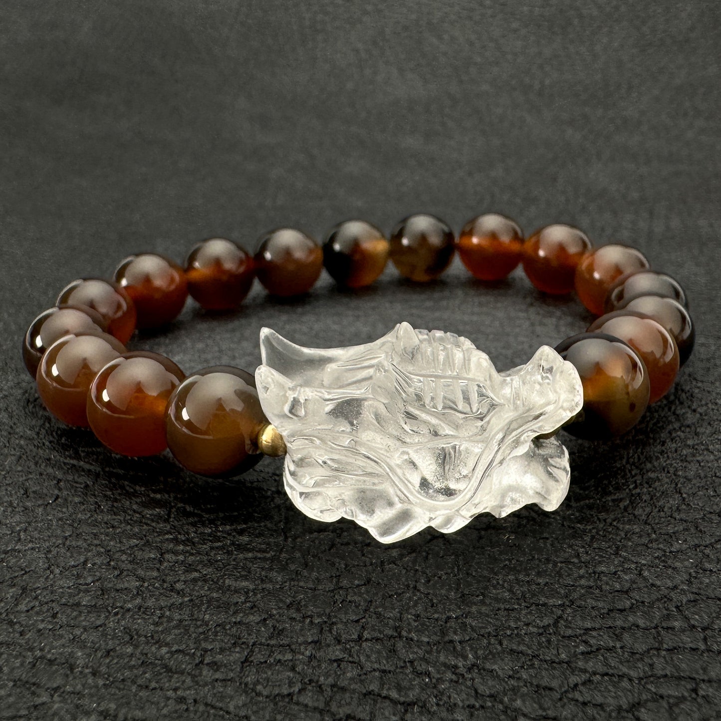 Dragon Head Stretchy Cord Bracelet (J279)