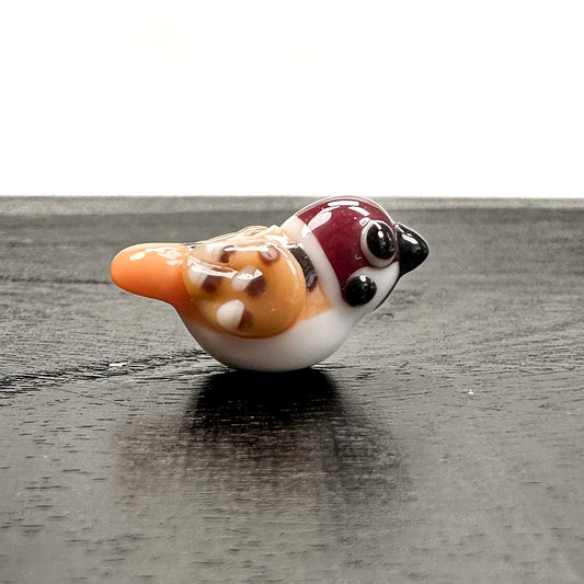 Chibi Handmade Glass Beads - Sparrow - 1 pc.-The Bead Gallery Honolulu
