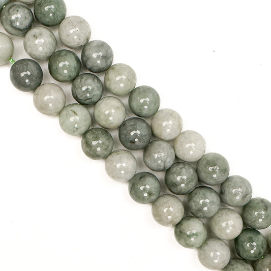 Burmese Jade 12mm Smooth Round Bead - 8" Strand-The Bead Gallery Honolulu