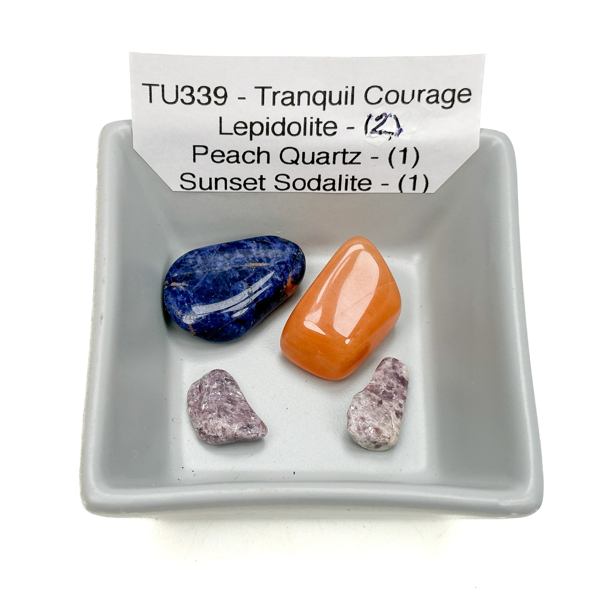 Tranquil Courage Tumbled Stone Set - 4 pcs.-The Bead Gallery Honolulu