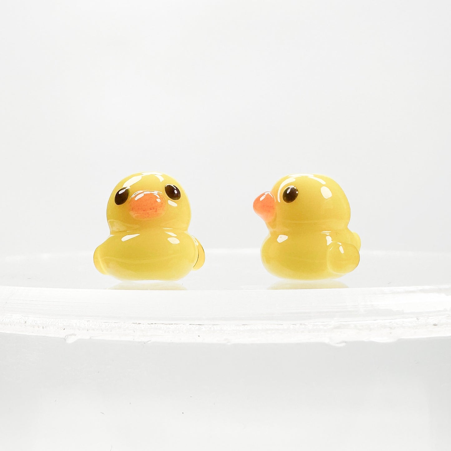 Chibi Handmade Glass Beads - Duck (2 Colors Available) - 1 pc.-The Bead Gallery Honolulu