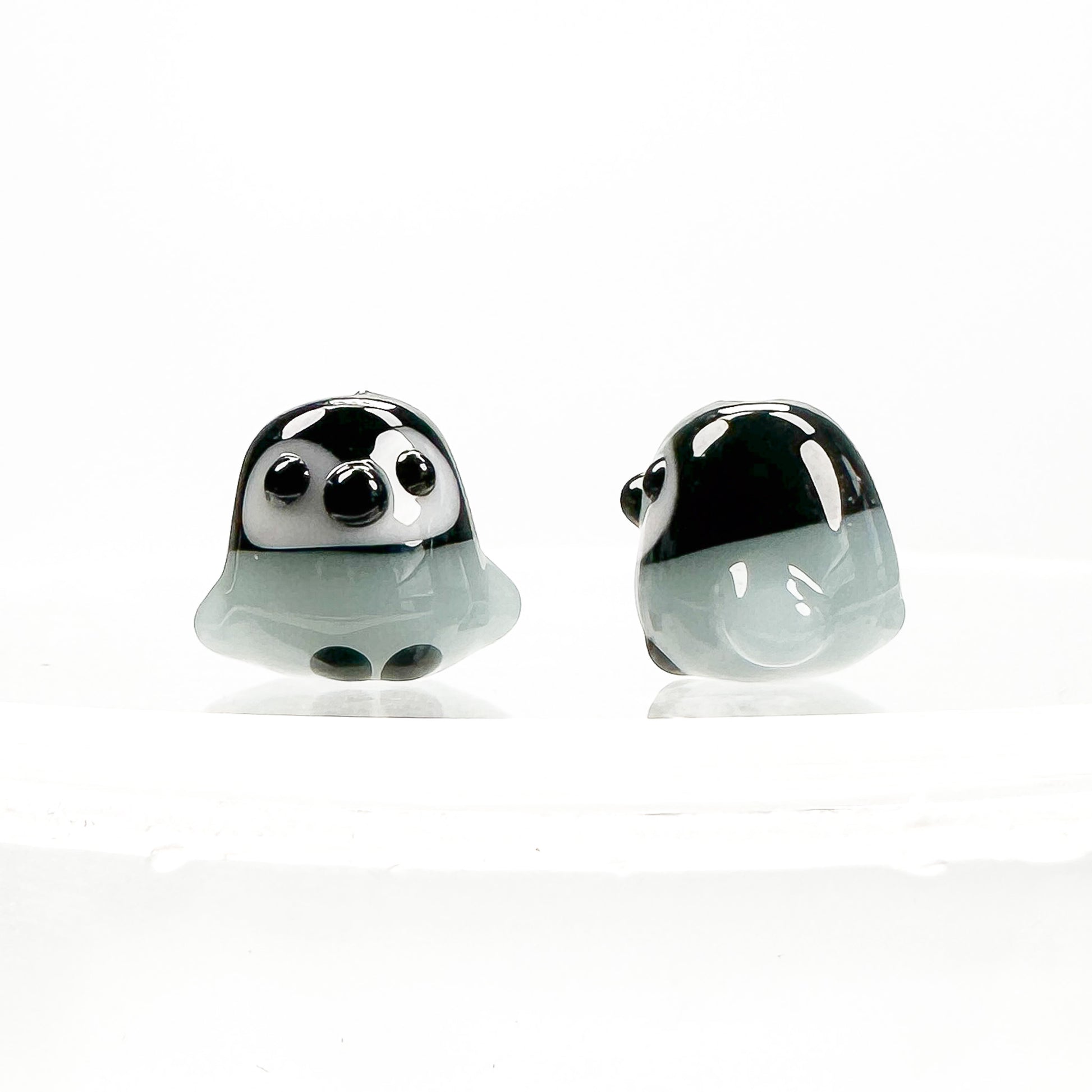 Chibi Handmade Glass Beads - Emperor Penguin-The Bead Gallery Honolulu