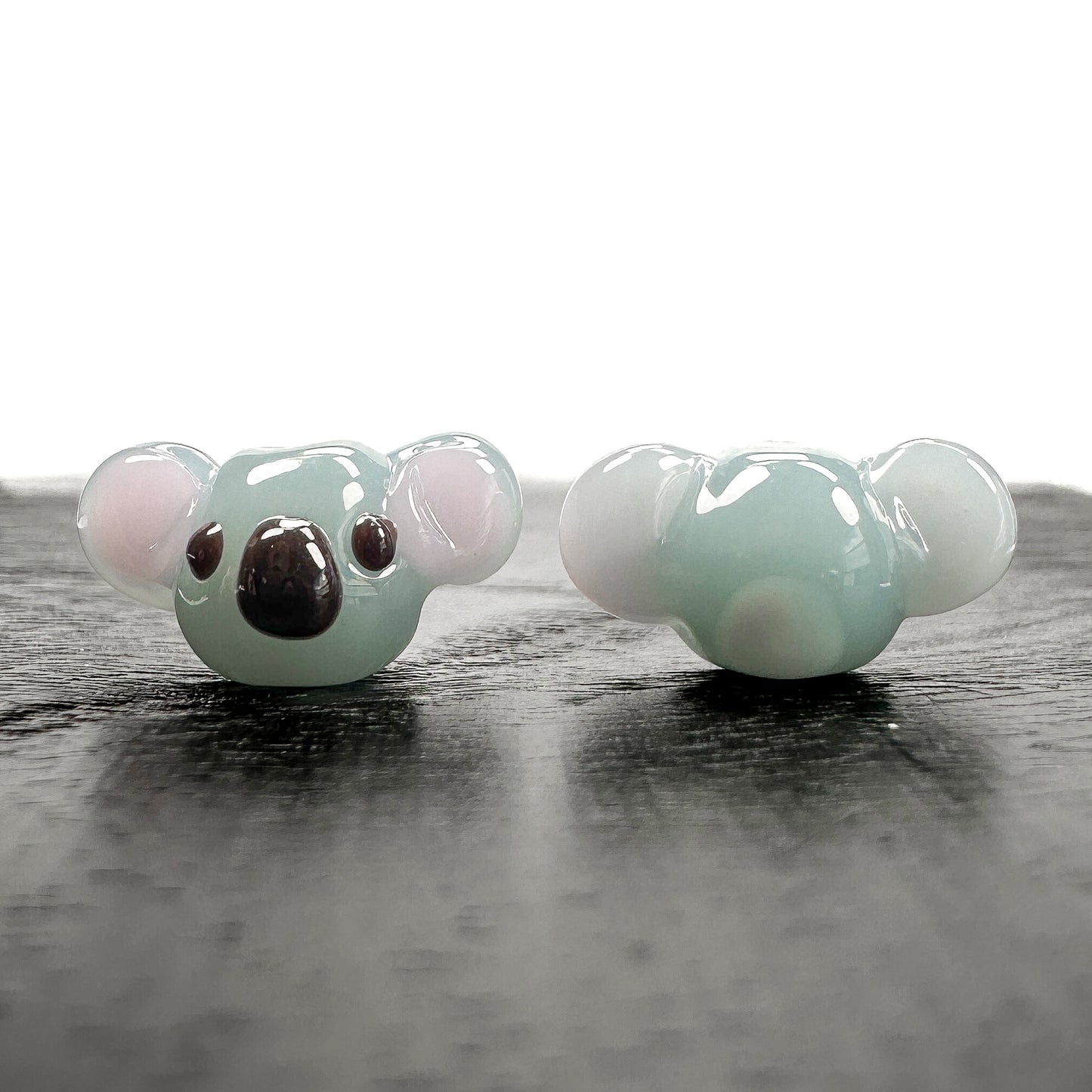 Chibi Handmade Glass Beads - Koala-The Bead Gallery Honolulu