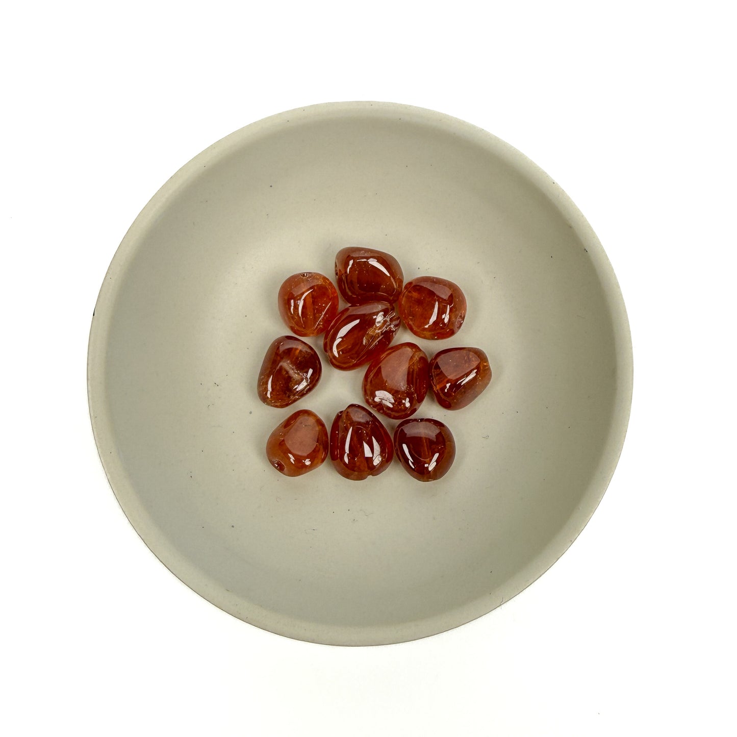 Spessartite Garnet Small Tumbled Nugget Bead (1 pc/P2660)