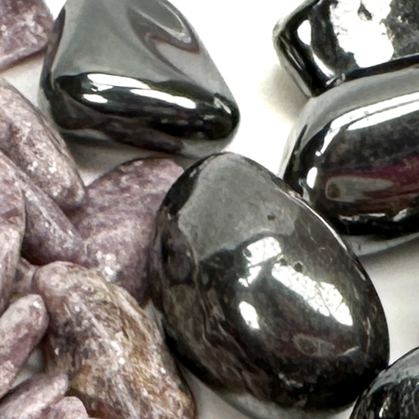 Hematite Tumbled Pocket Stone Specimen - 1 pc.-The Bead Gallery Honolulu