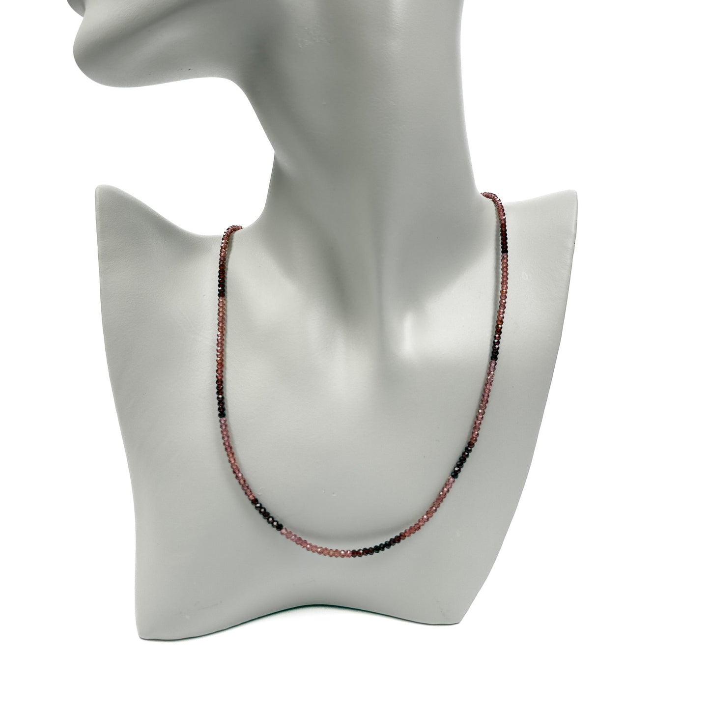 18" Faceted Multi-Color Garnet Necklace (J369)