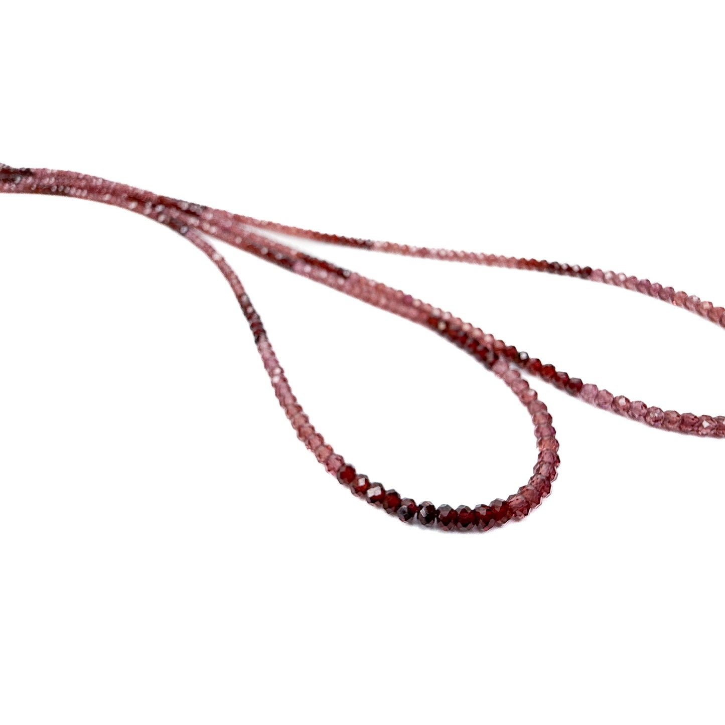 18" Faceted Multi-Color Garnet Necklace (J369)