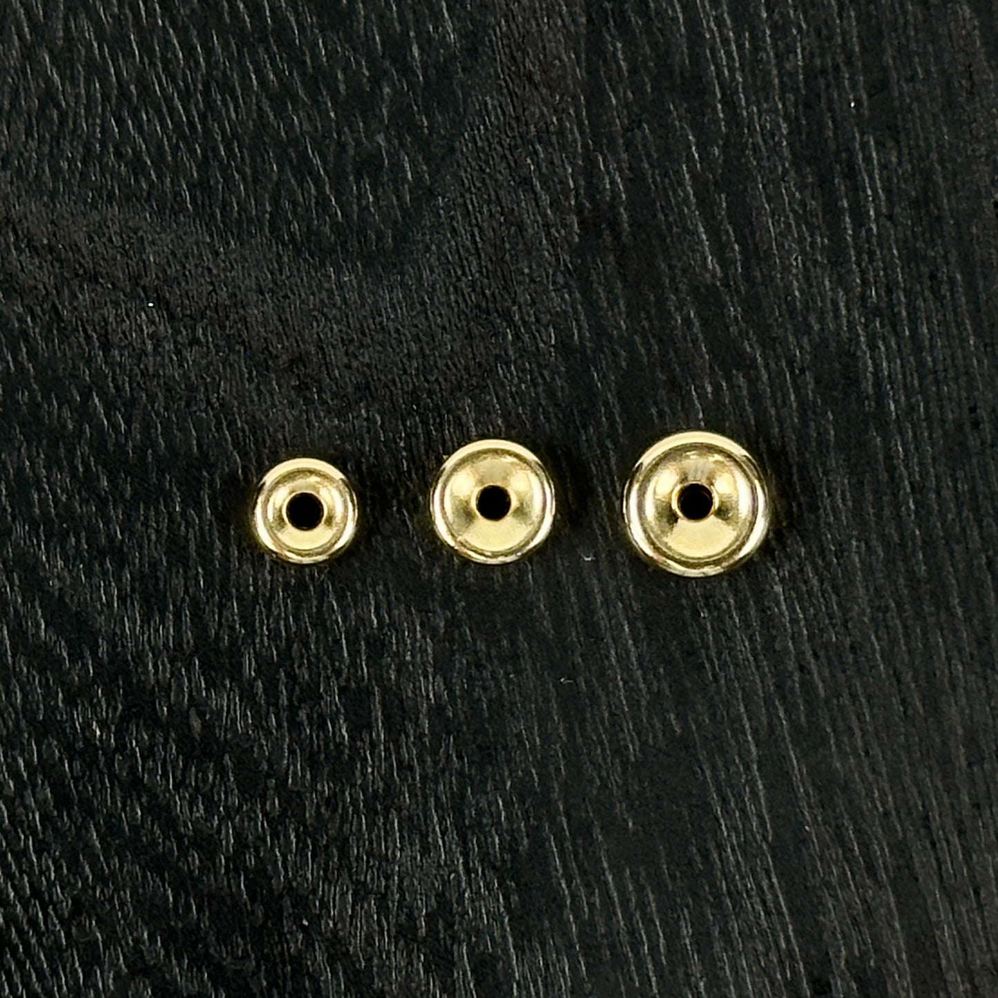 6mm | 7mm | 8mm Gold Filled Rondelle (Large Hole) Spacer Bead (1 pc/M2080)