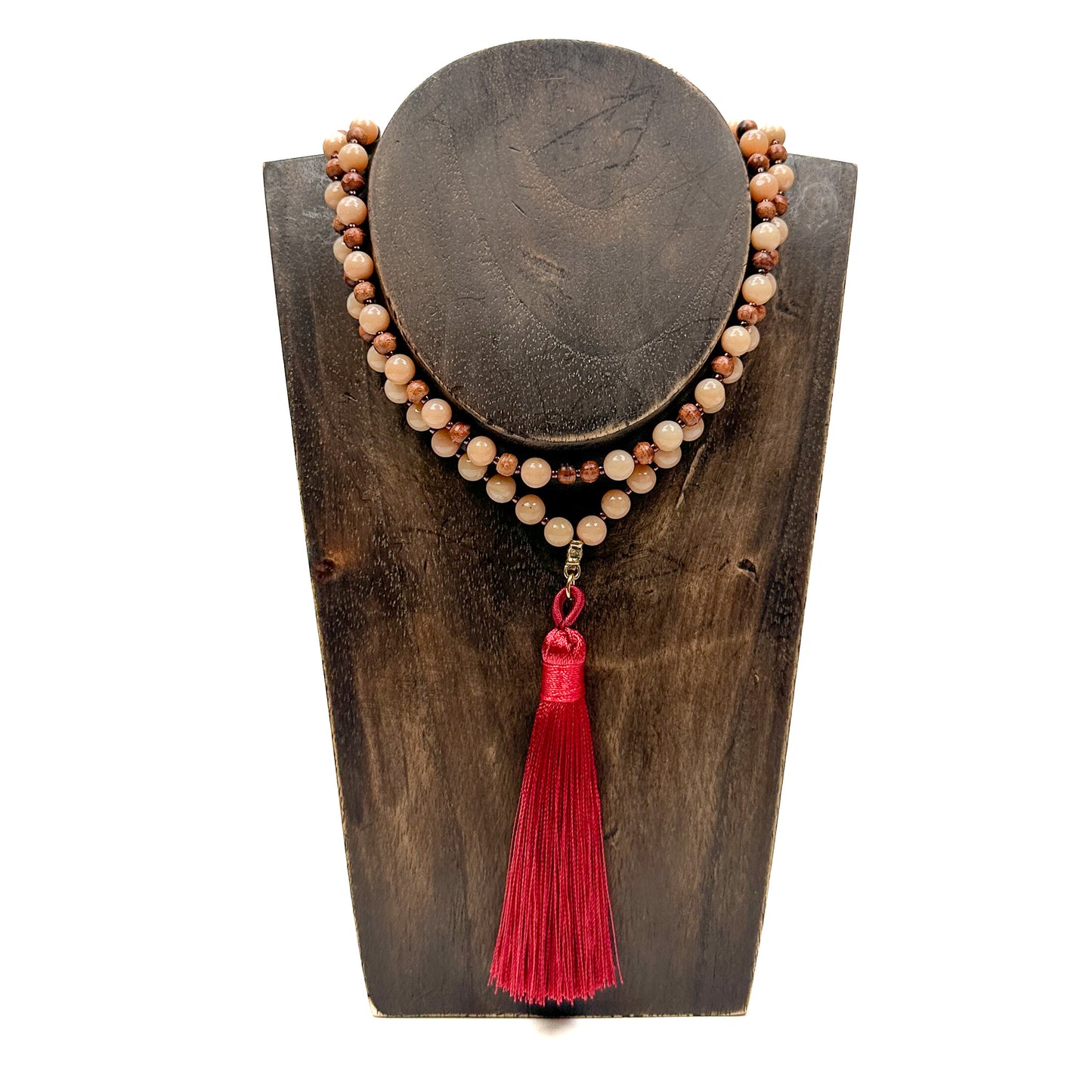 Earth Day is Everyday! Mala Necklace Starter Kit - Pink Opal-The Bead Gallery Honolulu