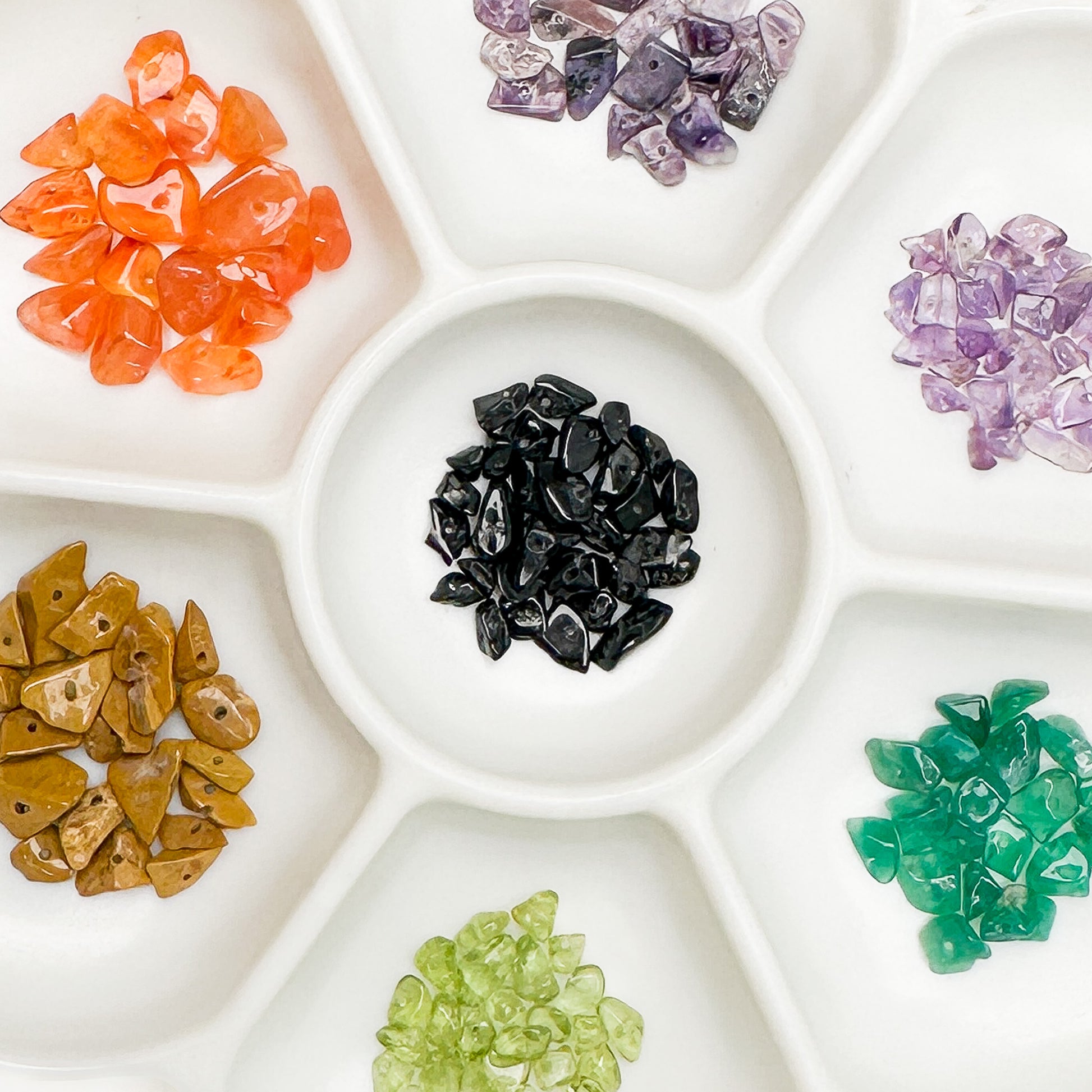 Bewitched Halloween Gemstone Chips Mix-The Bead Gallery Honolulu