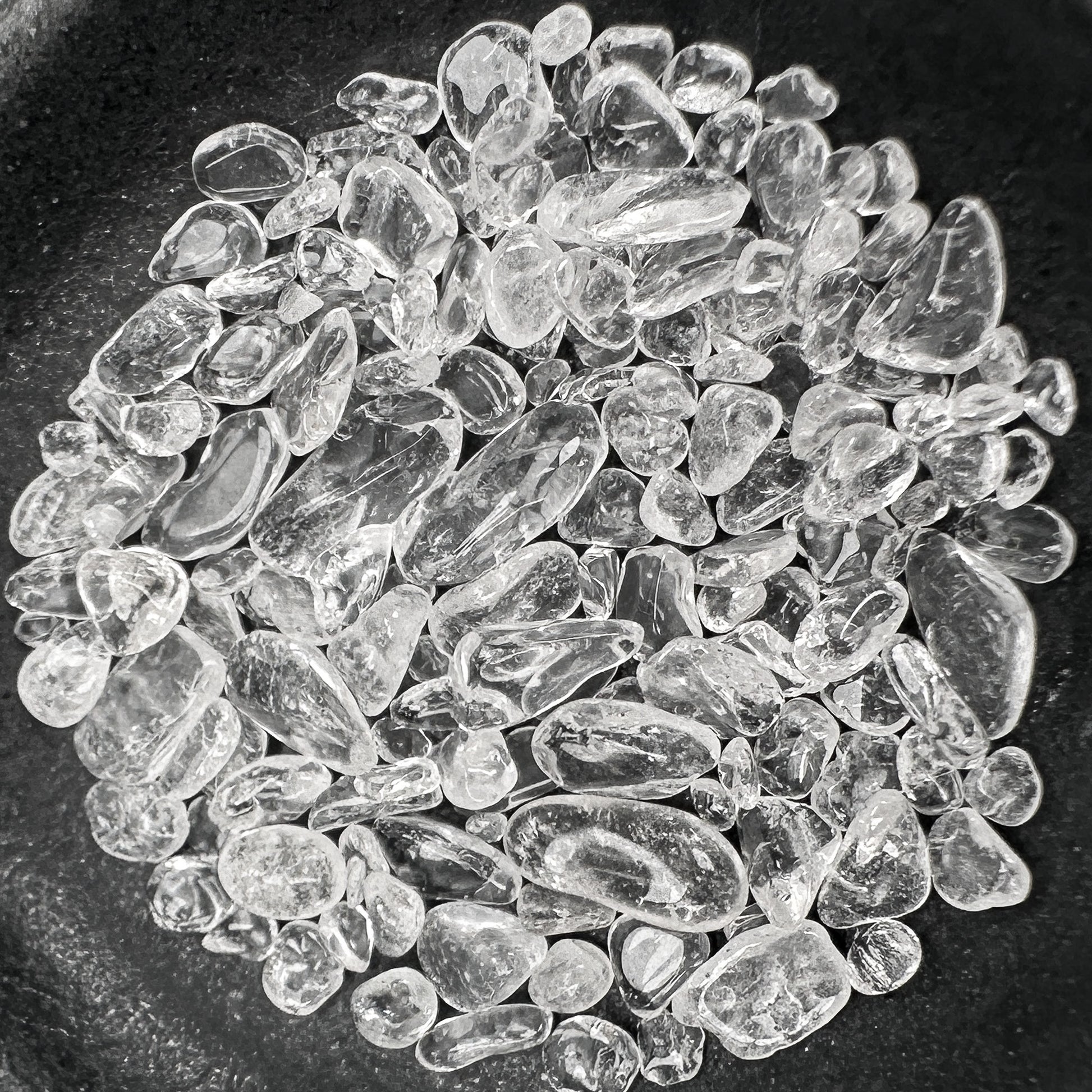 Crystal Quartz Tiny Tumbled Chips - 1 bag-The Bead Gallery Honolulu