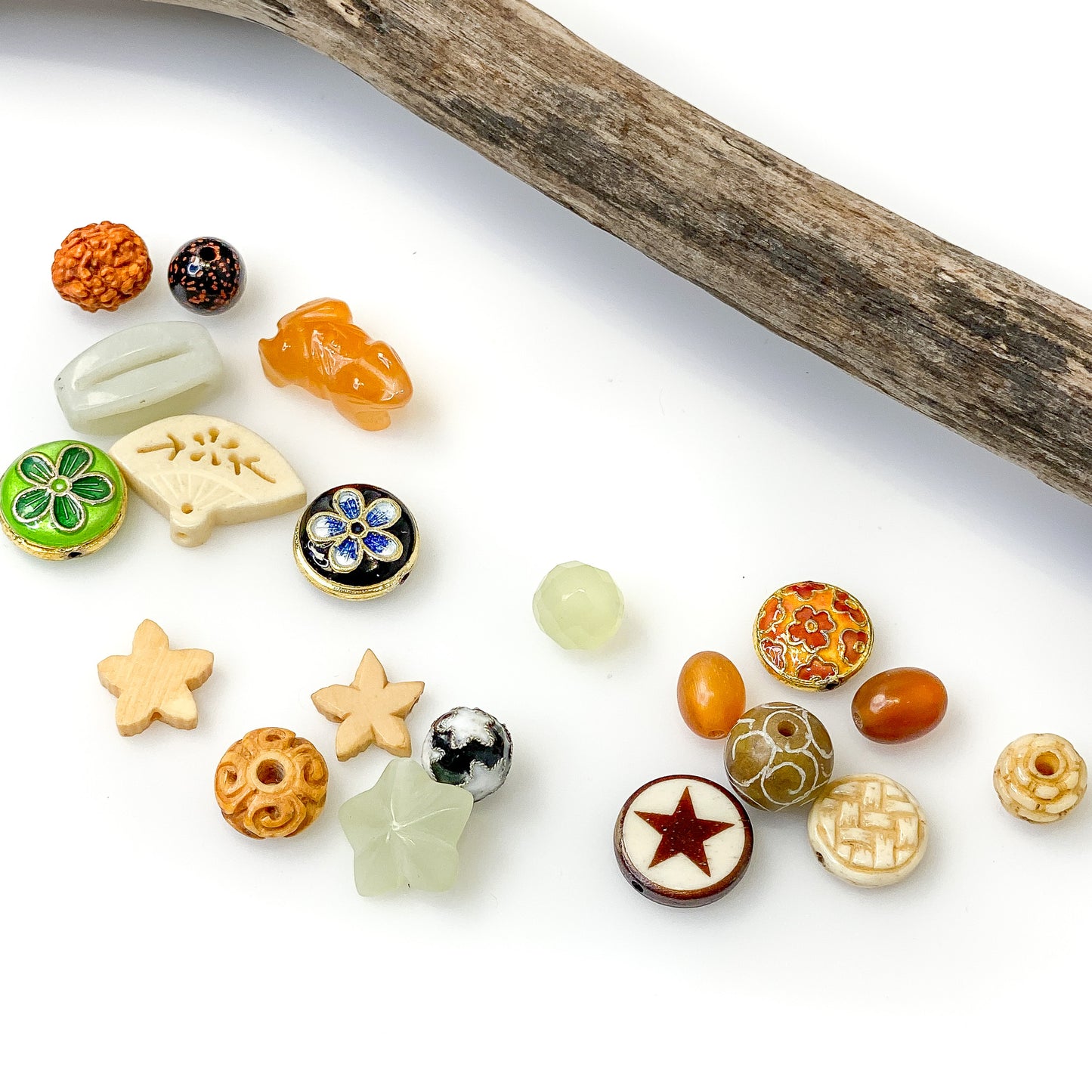 Luck and Good Fortune Necklace Bead Mix - 20 pcs.