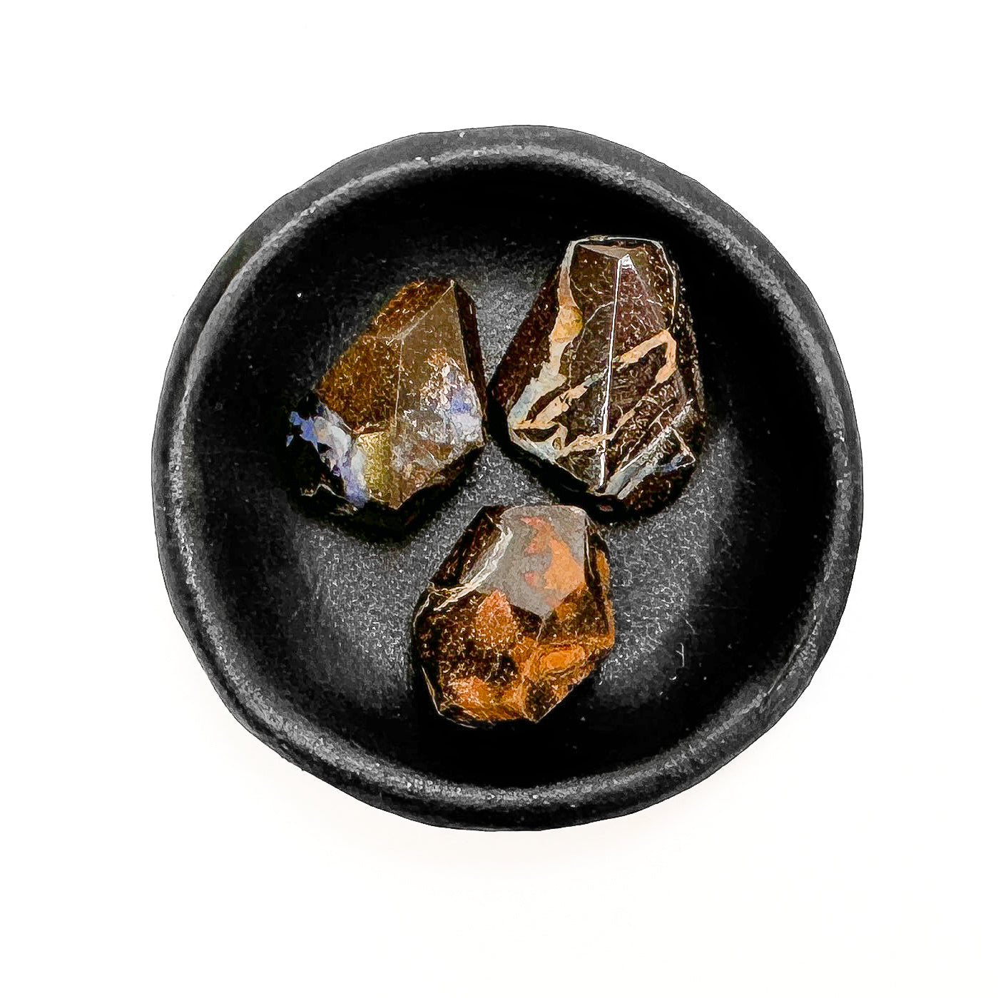 Boulder Opal Medium Freeform Faceted Chunky Bead - 1 pc.-The Bead Gallery Honolulu