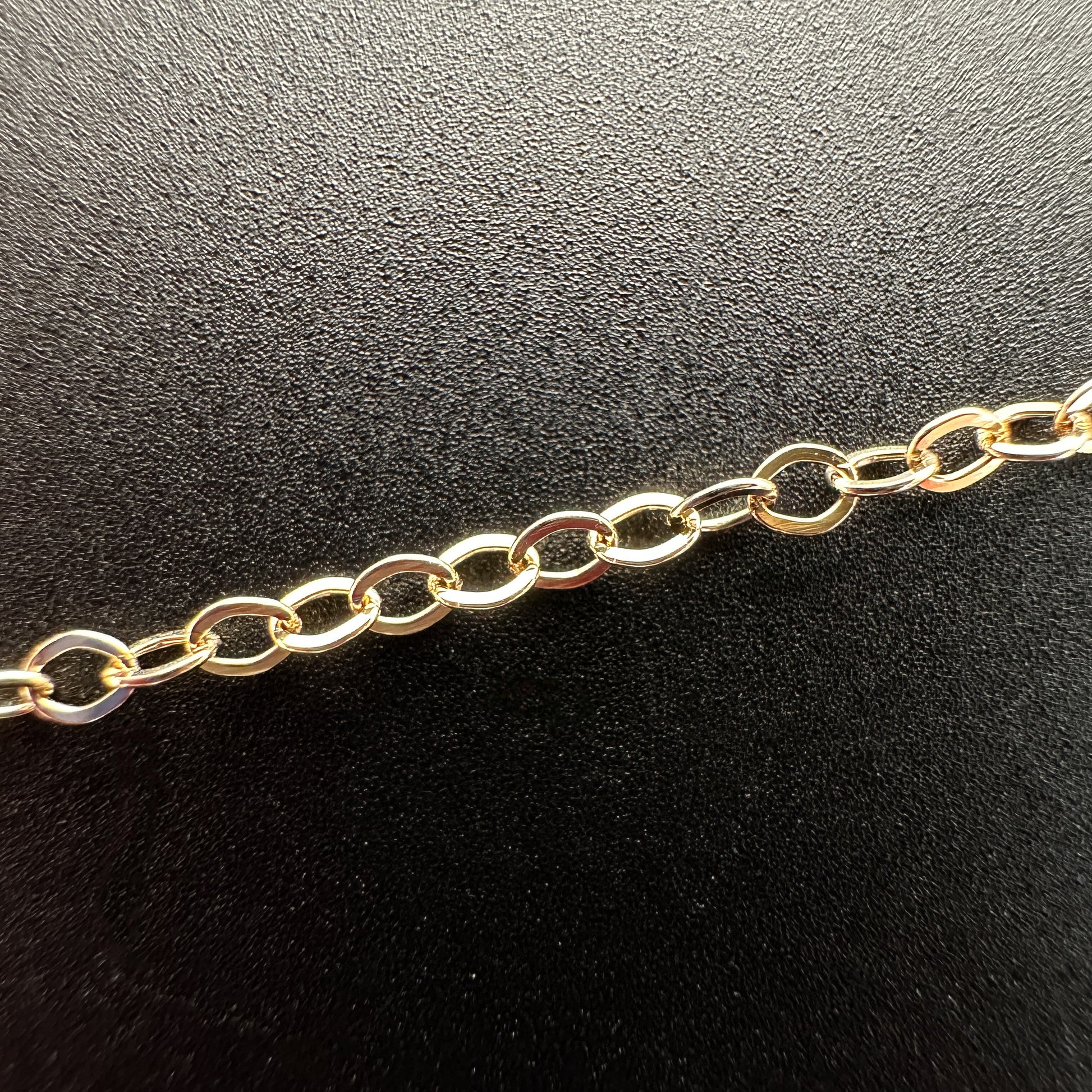 Small Shiny Baby Cable Chain (3 Metal Options) - 1 ft.-The Bead Gallery Honolulu