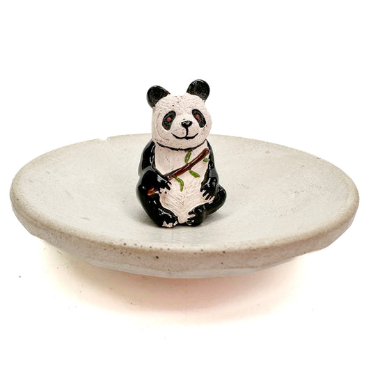 Panda Bear w/ Bamboo (Ceramic) - 1 pc.-The Bead Gallery Honolulu