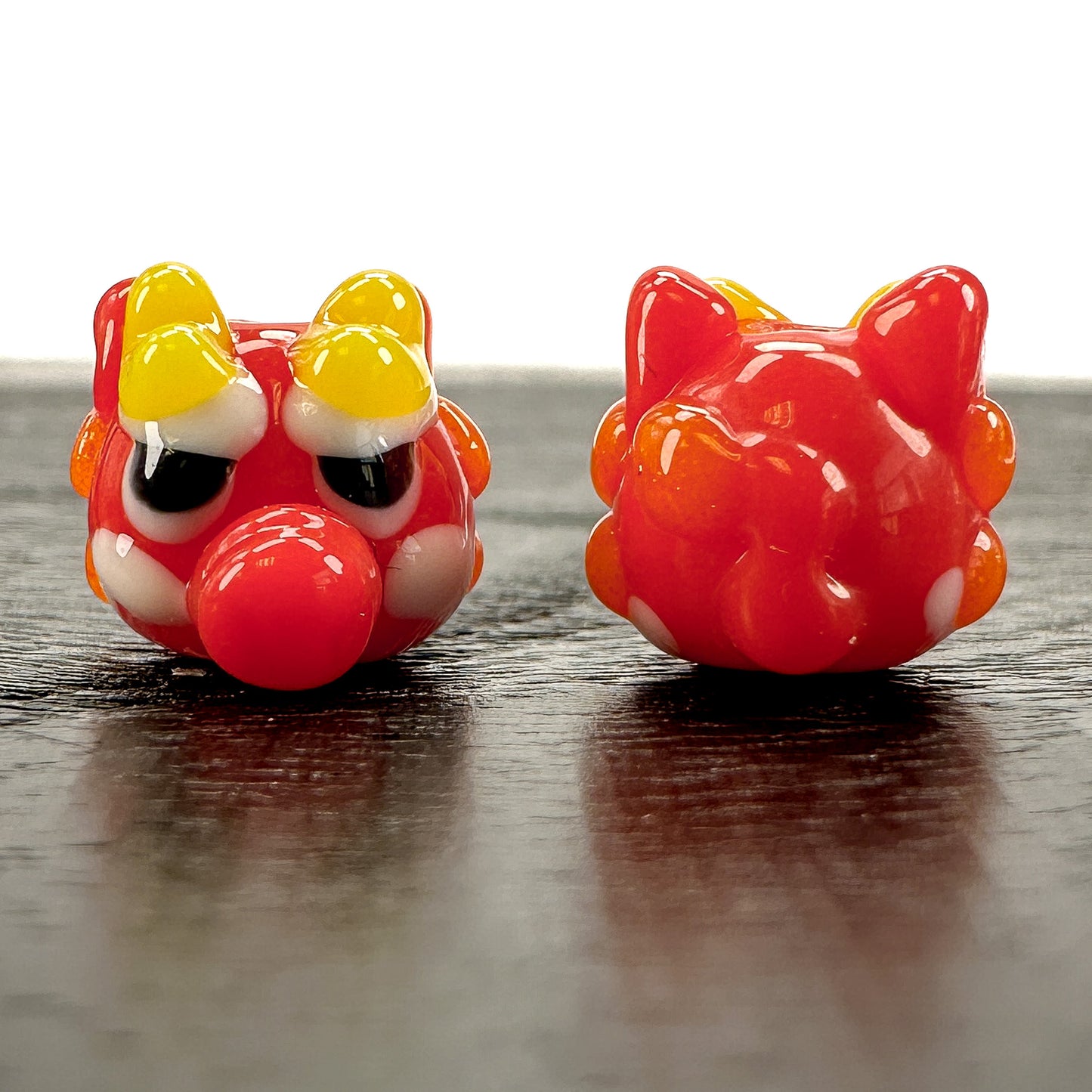 Chibi Handmade Glass Beads - Dragon (2 Color Options) - 1 pc.