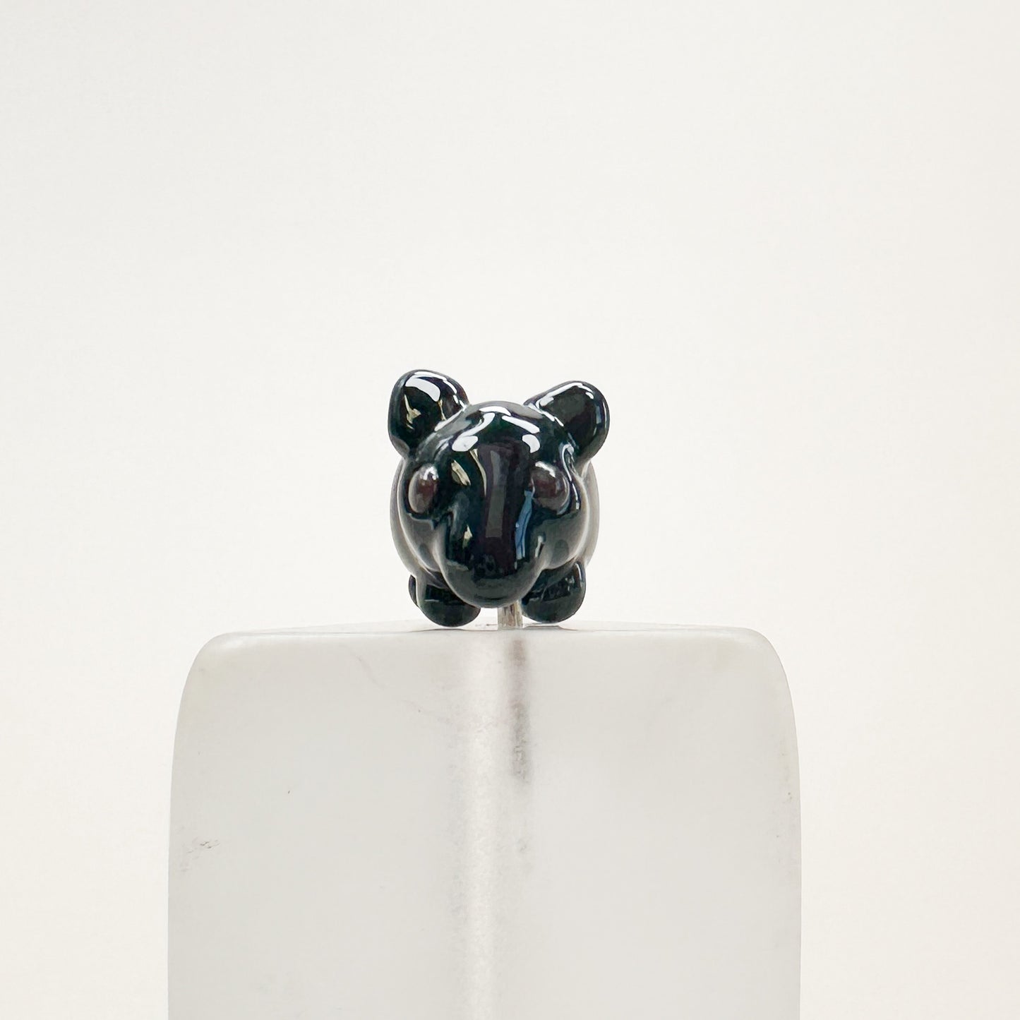 Chibi Handmade Glass Beads -Tapir - 1 pc.-The Bead Gallery Honolulu