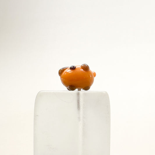 Chibi Handmade Glass Beads - Capybara-The Bead Gallery Honolulu