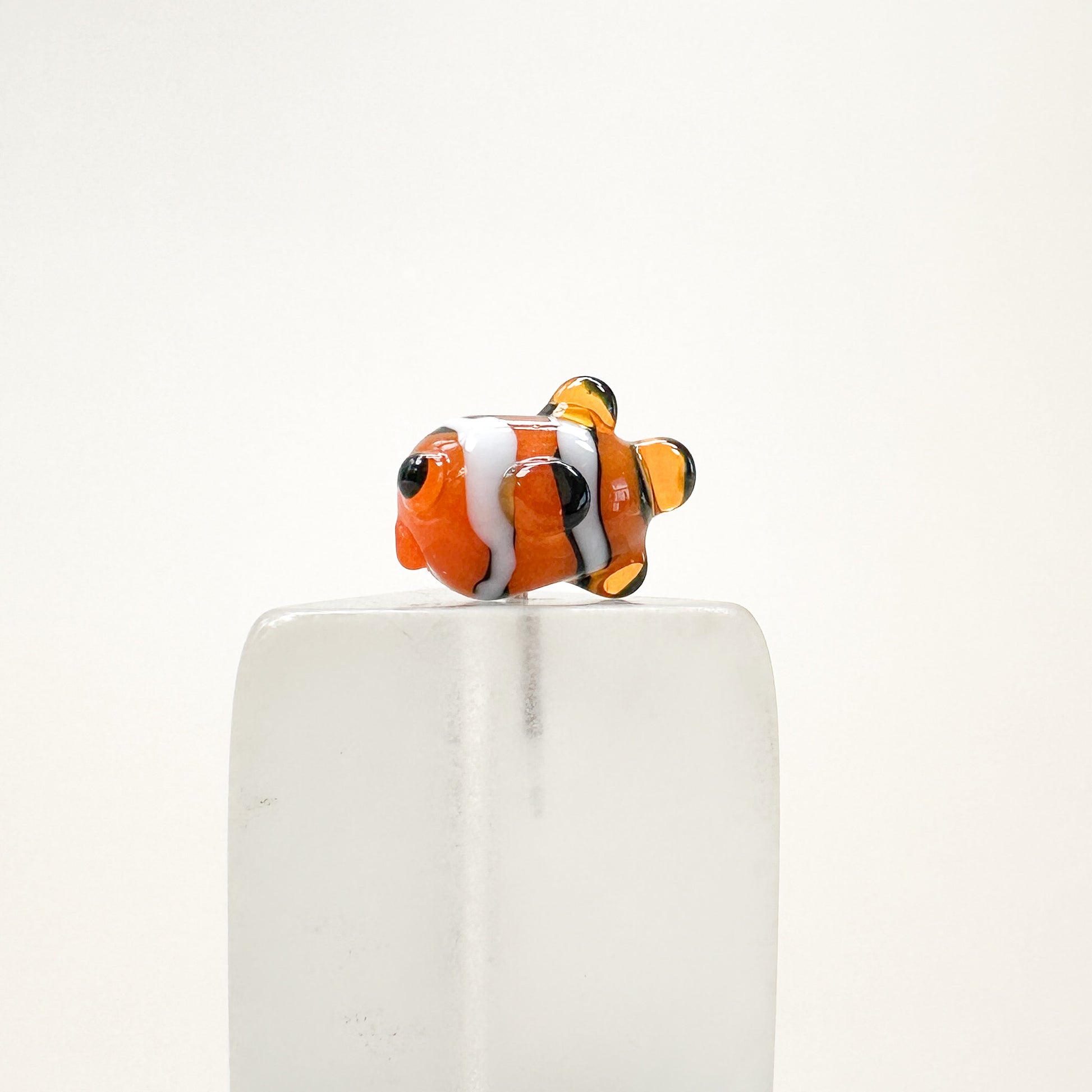 Chibi Handmade Glass Beads - Clownfish-The Bead Gallery Honolulu