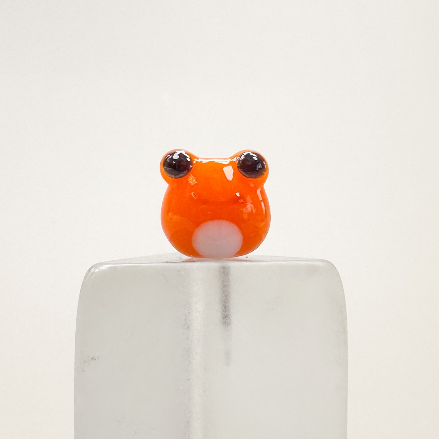Chibi Handmade Glass Beads - Frog (3 Color Options)-The Bead Gallery Honolulu