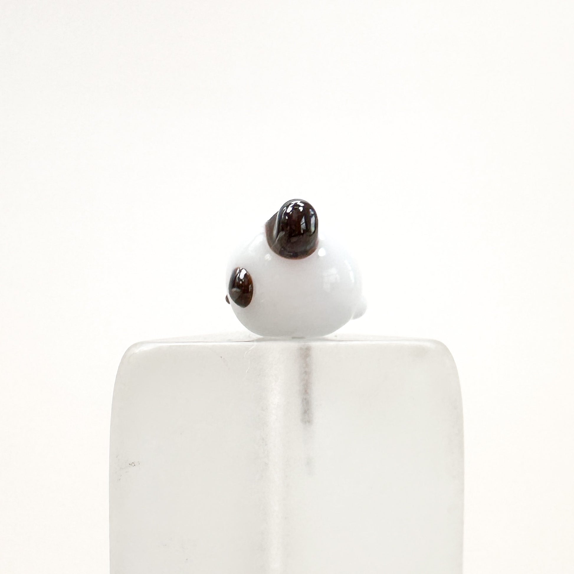 Chibi Handmade Glass Beads - Panda (2 Color Options) - 1 pc.-The Bead Gallery Honolulu