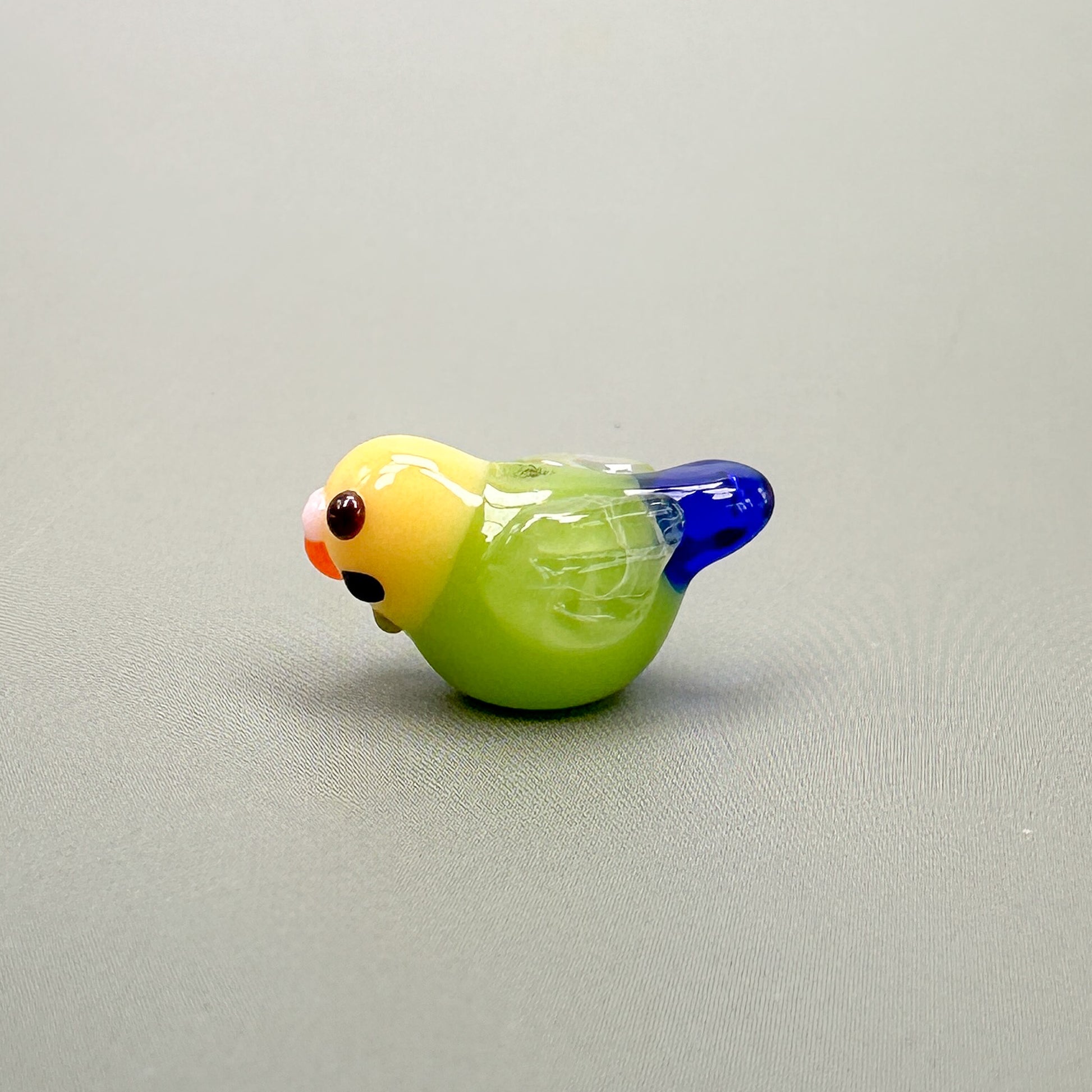 Chibi Handmade Glass Beads - Budgerigar (Budgie) - 1 pc.-The Bead Gallery Honolulu