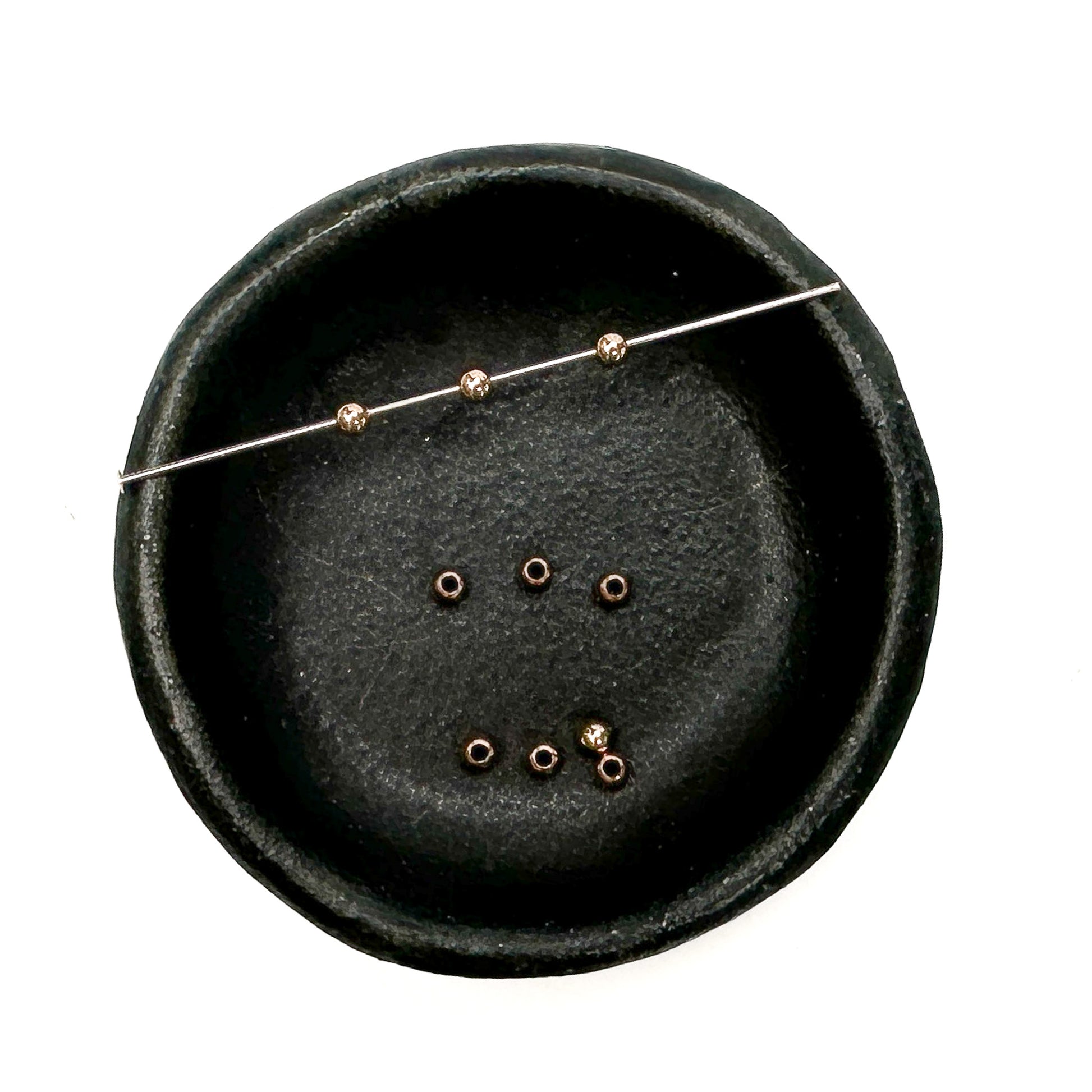 2.5mm Shiny Round Bead (3 Metal Options)-The Bead Gallery Honolulu