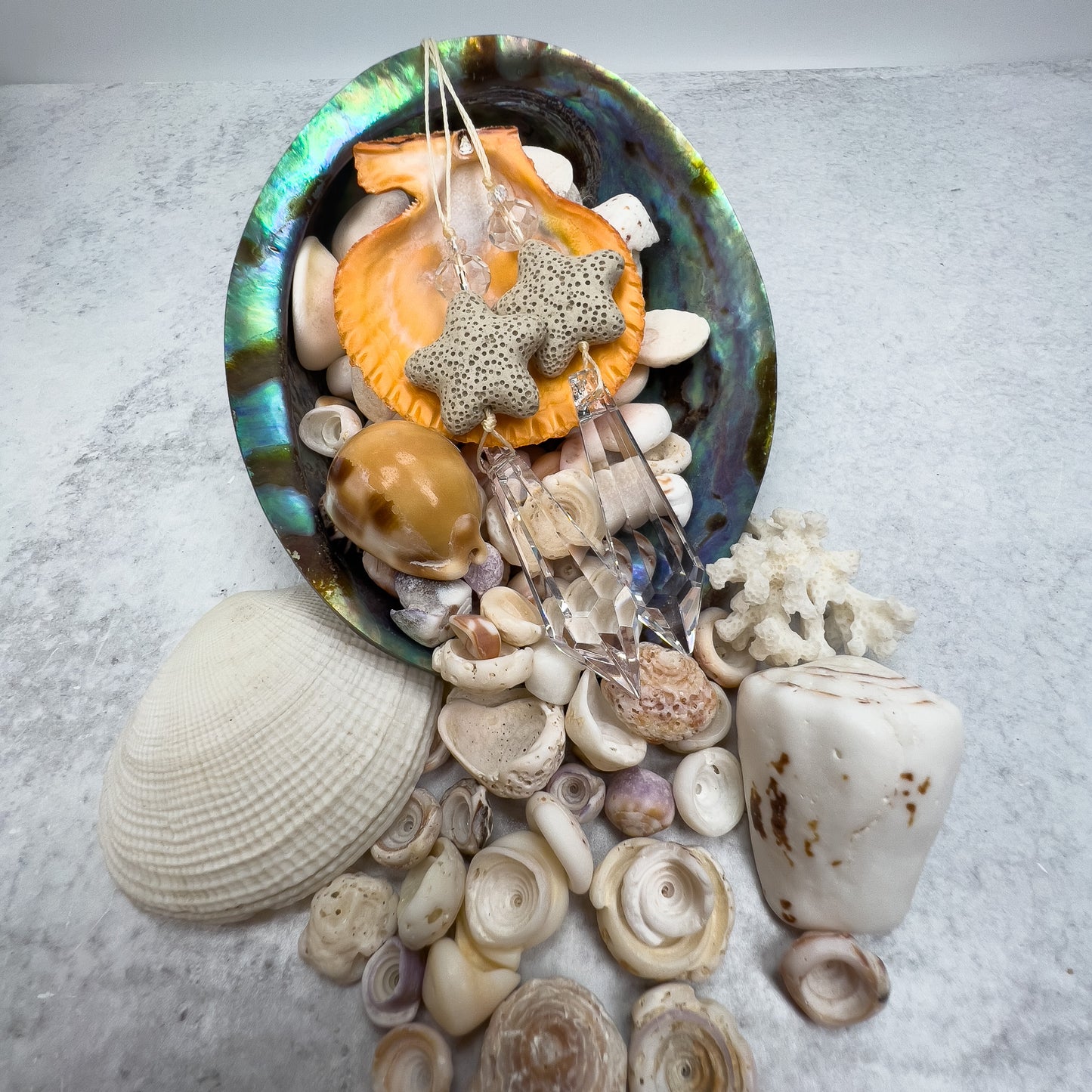 Crystal Cutie Starfish Aromatherapy Ornament Kit (2 Colors)-The Bead Gallery Honolulu