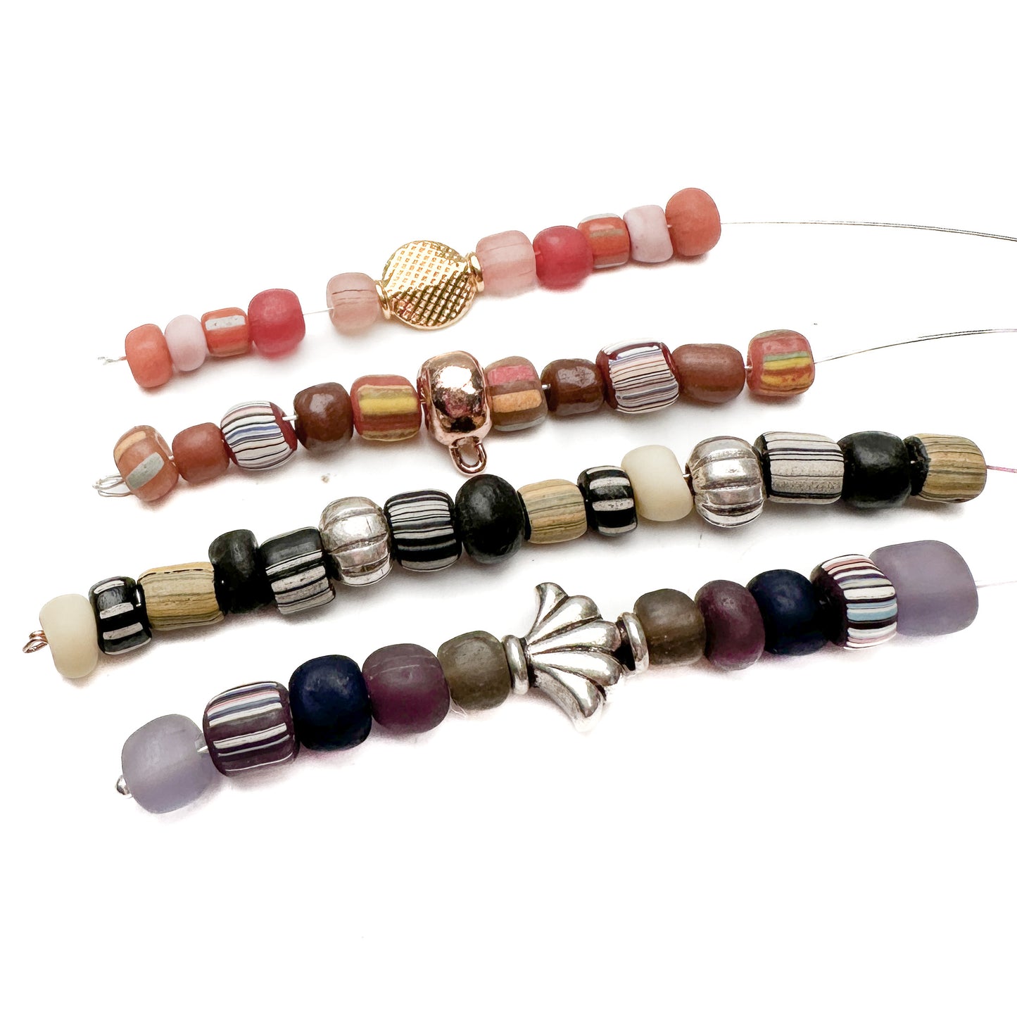 Java Glass Bead Mix (11 Color Options) - Approx. 86 pcs.-The Bead Gallery Honolulu