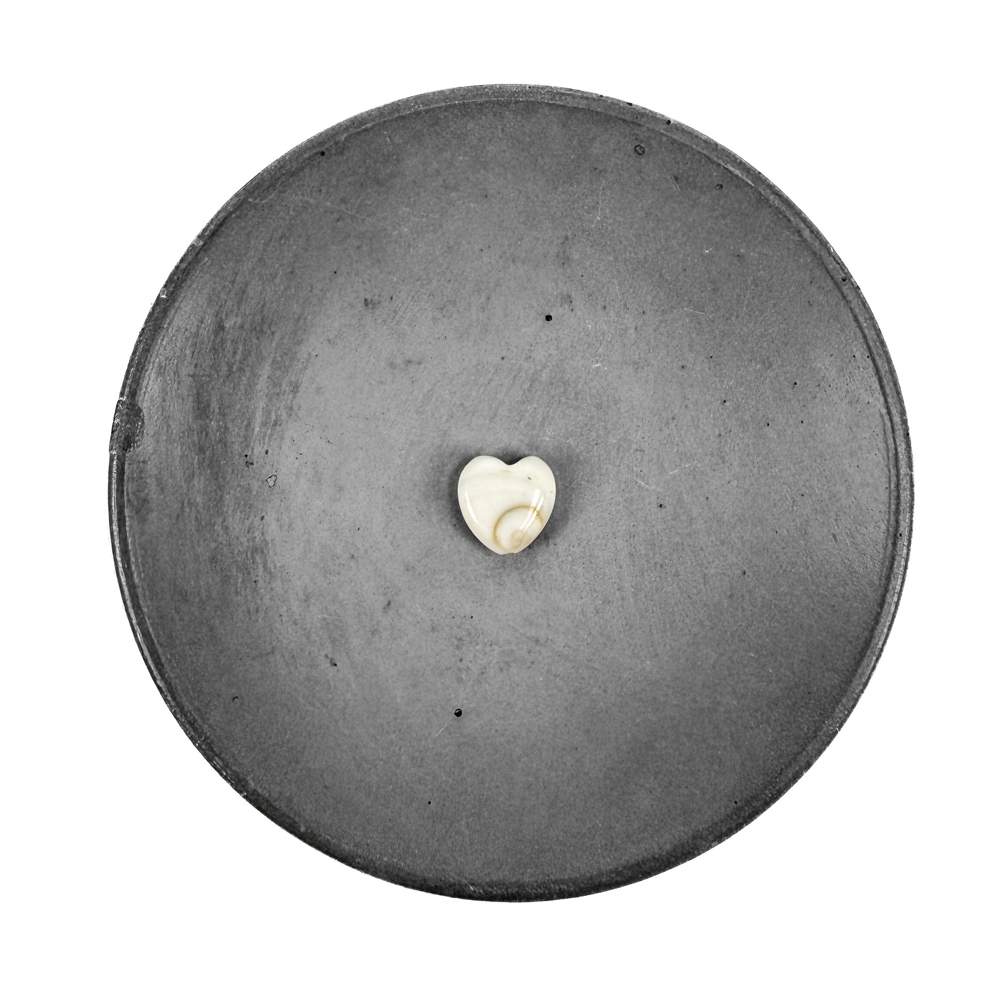 Shiva Eye 8mm Heart Bead - (GEM2347)-The Bead Gallery Honolulu