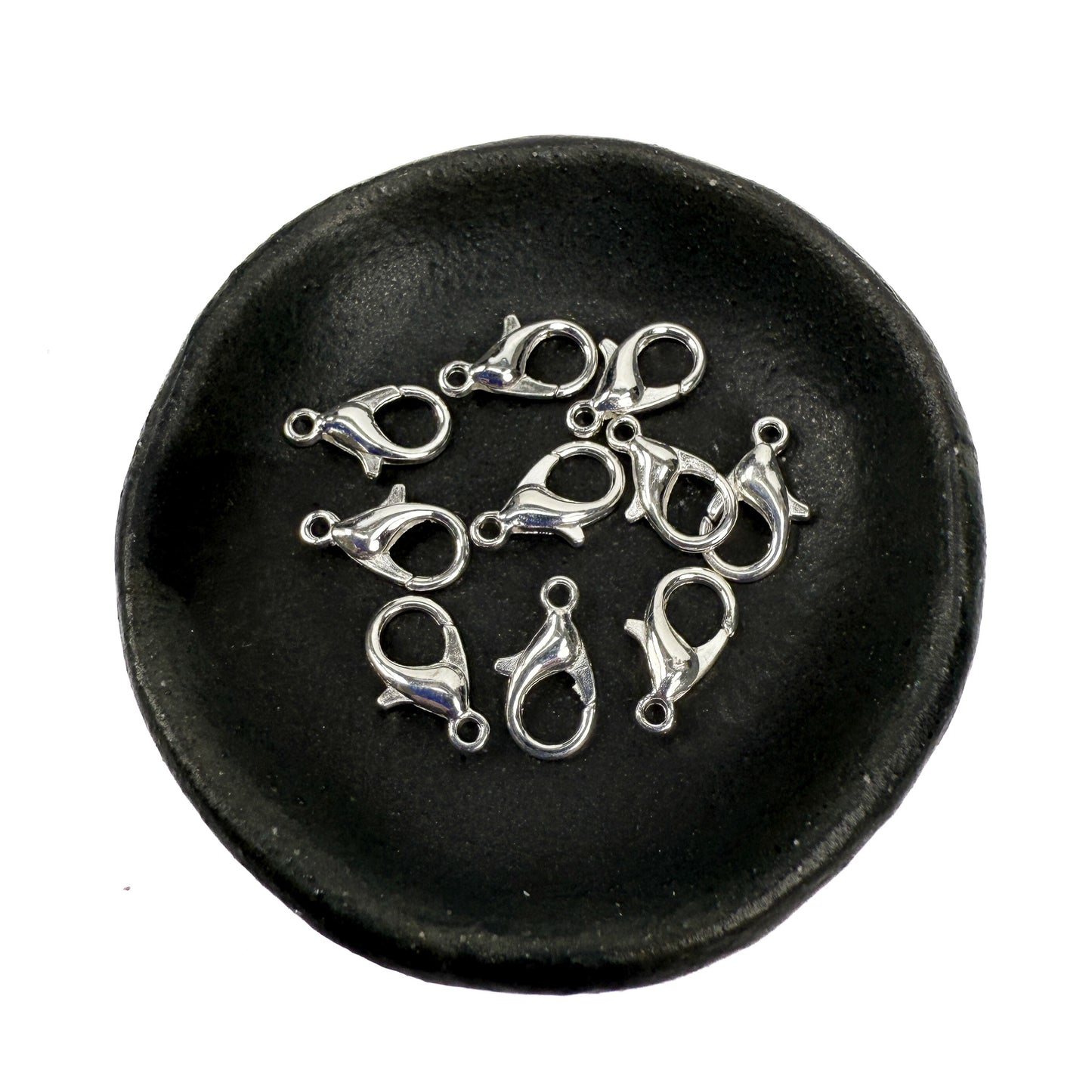 Lobster Clasp 6x12mm Plated Alloy - Gold | Silver (10 pcs/C95)-The Bead Gallery Honolulu