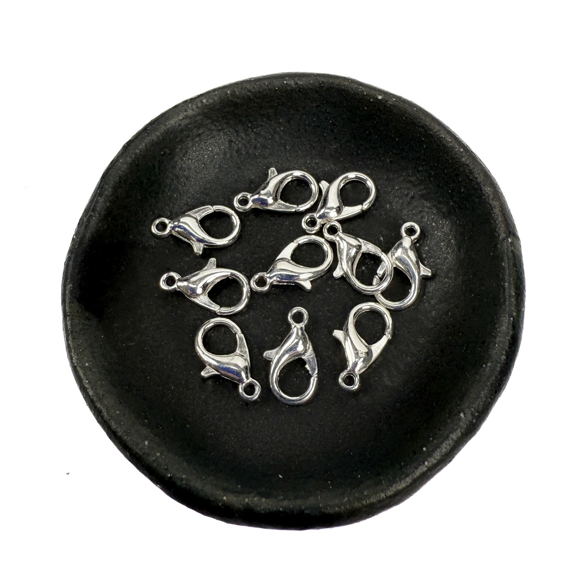 Lobster Clasp 6x12mm Plated Alloy - Gold | Silver (10 pcs/C95)-The Bead Gallery Honolulu