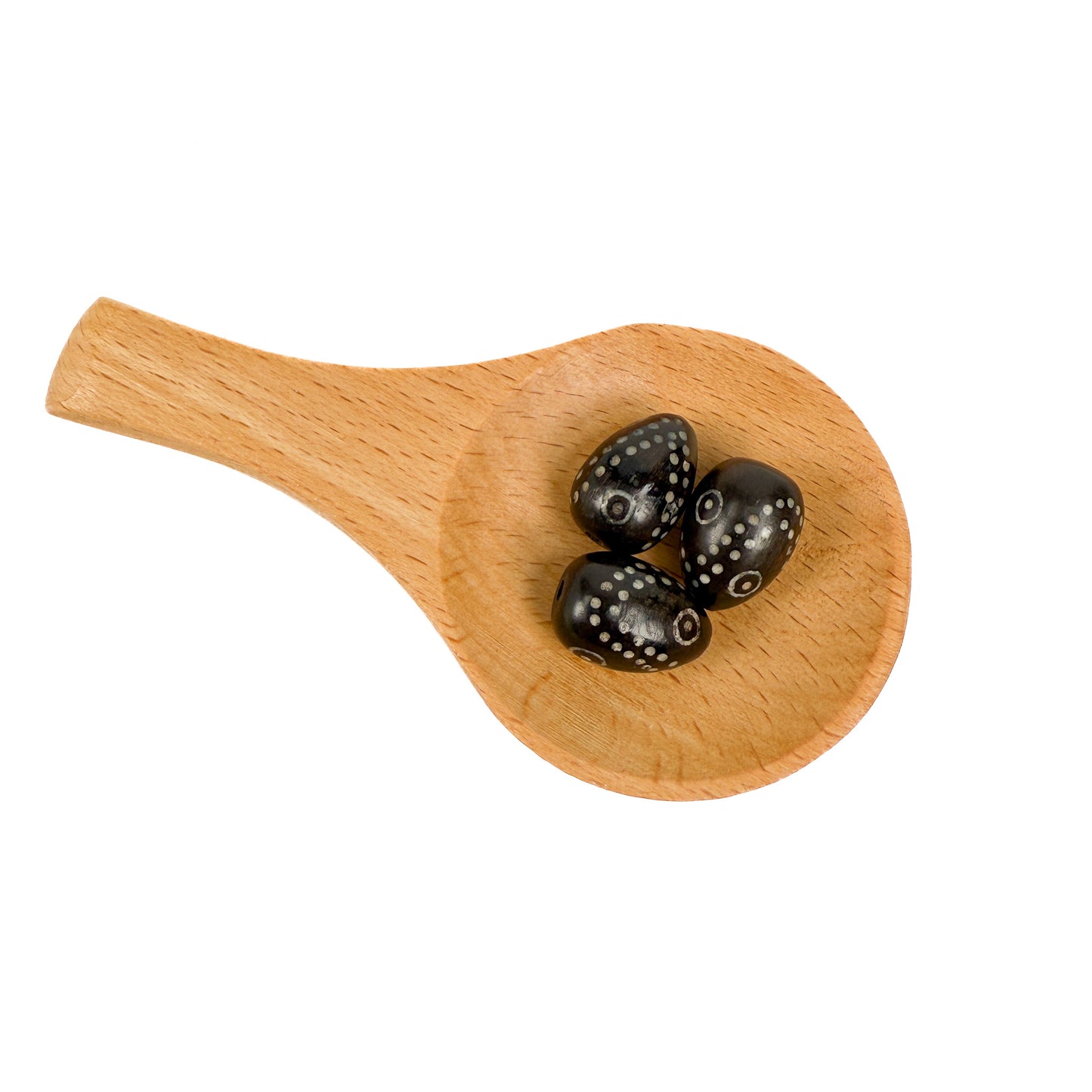 Arang Wood with Bone Inlay Bead (1 pc/P3272)-The Bead Gallery Honolulu