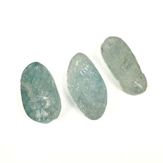 Aquamarine ~18x35mm Oblong Slice Bead (1 pc/P1096)-The Bead Gallery Honolulu