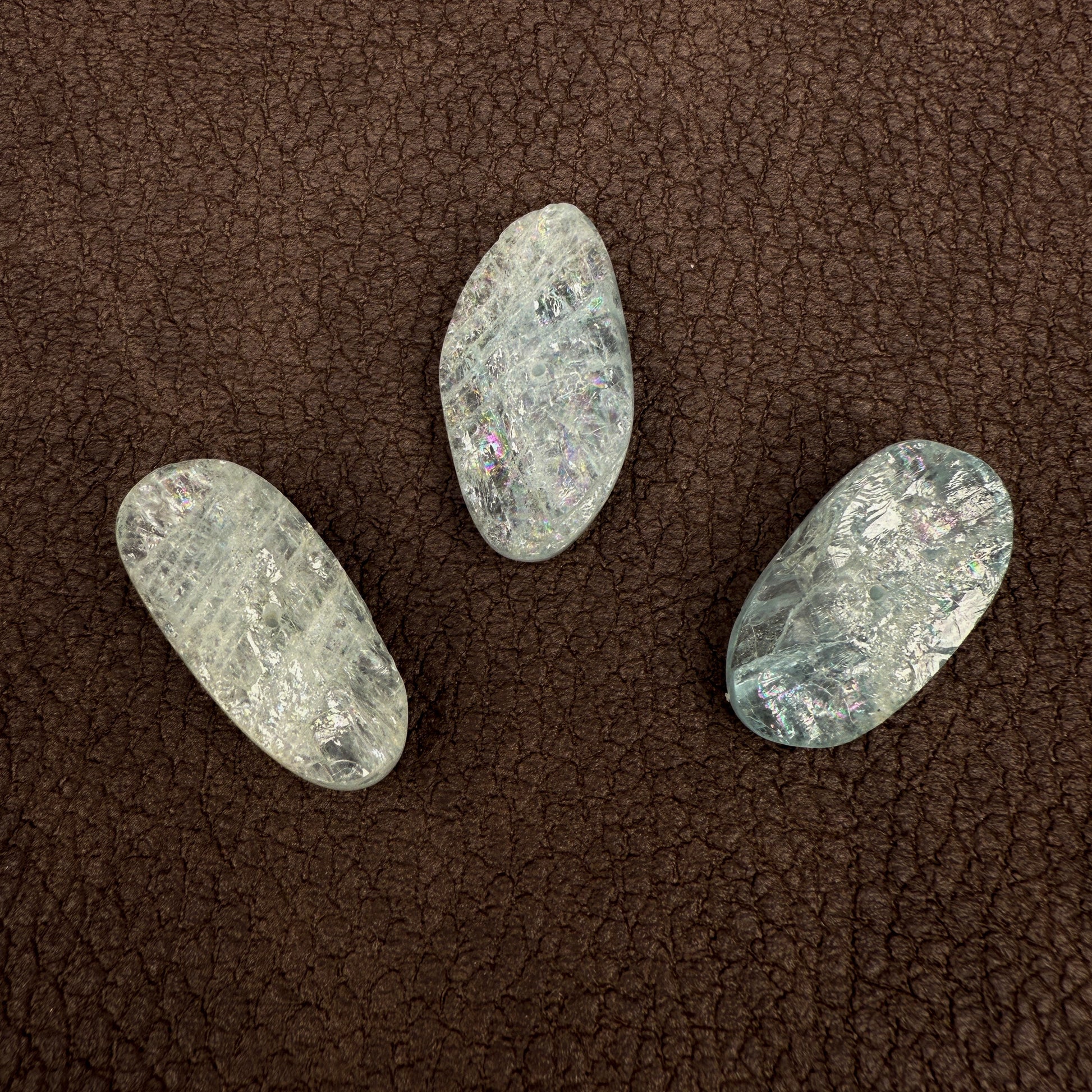 Aquamarine ~18x35mm Oblong Slice Bead (1 pc/P1096)-The Bead Gallery Honolulu