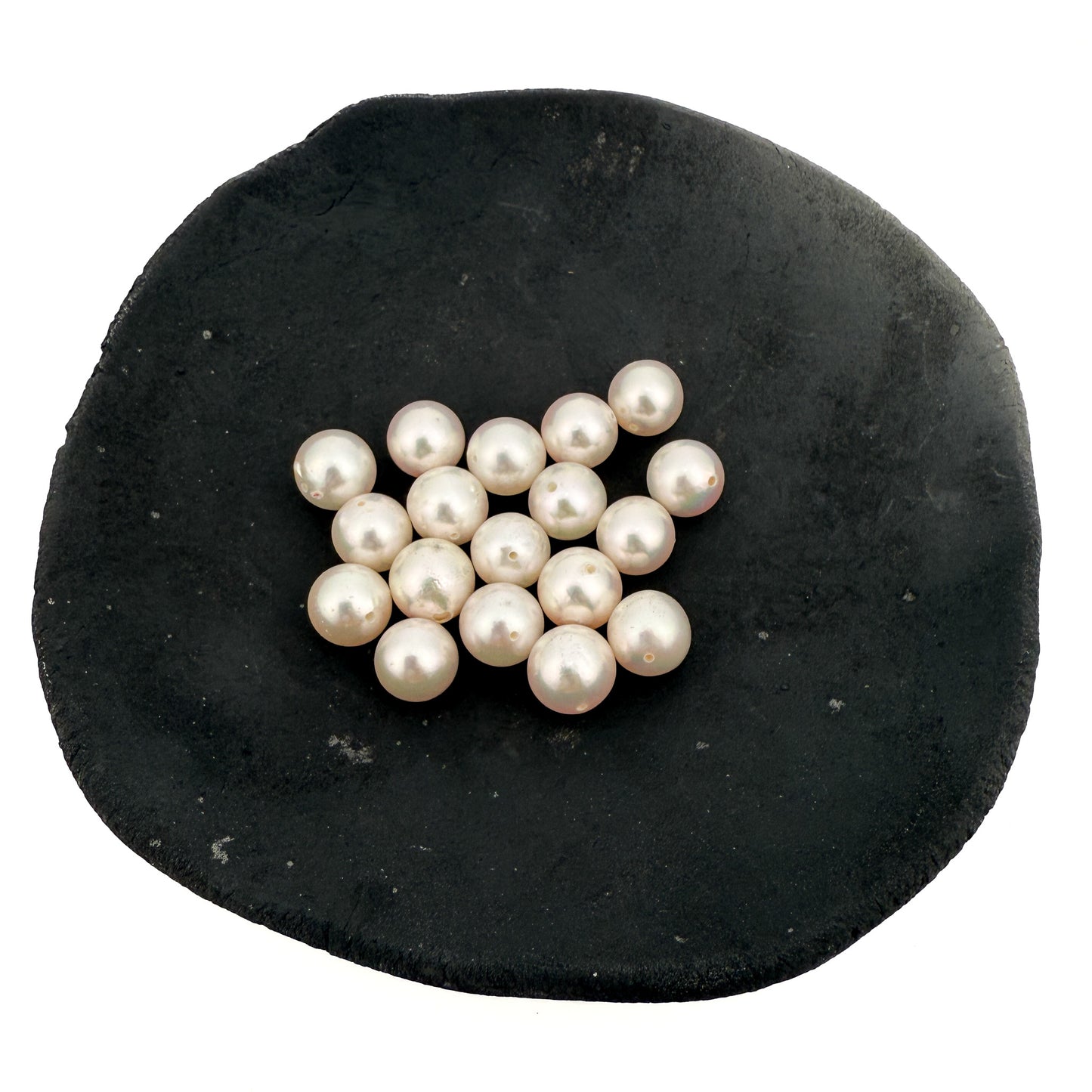 Akoya Pearl Saltwater 8mm Almost Round Rosy Cream - 1 pc. (P1364)-The Bead Gallery Honolulu