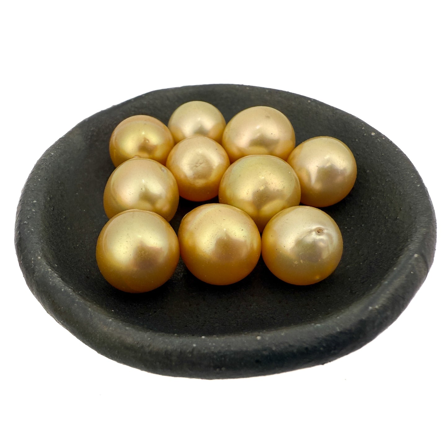 Natural South Seas 10-11mm Golden Pearl Bead (1 pc/P3431)-The Bead Gallery Honolulu