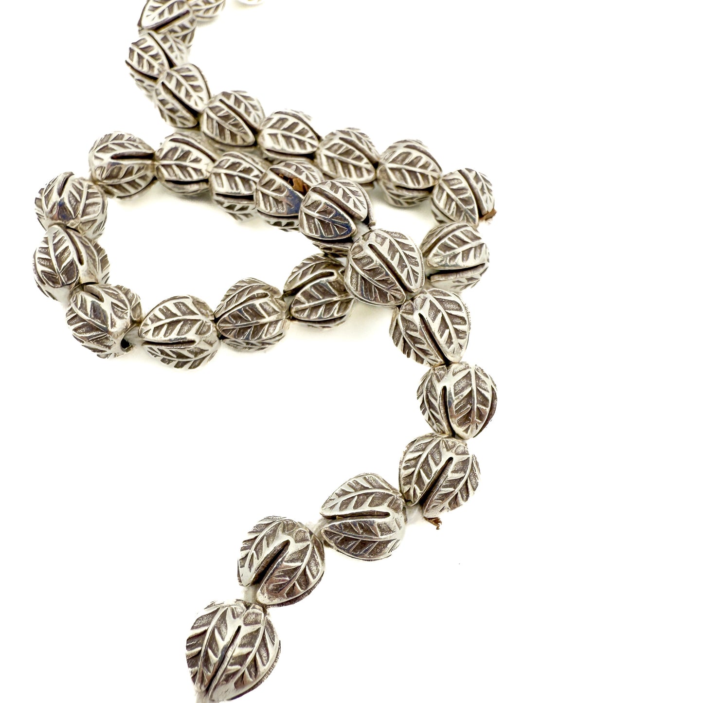 Five Petal 7mm Cut Leaf Pod (Thai) Sterling Silver Bead (1 pc/M2081)-The Bead Gallery Honolulu